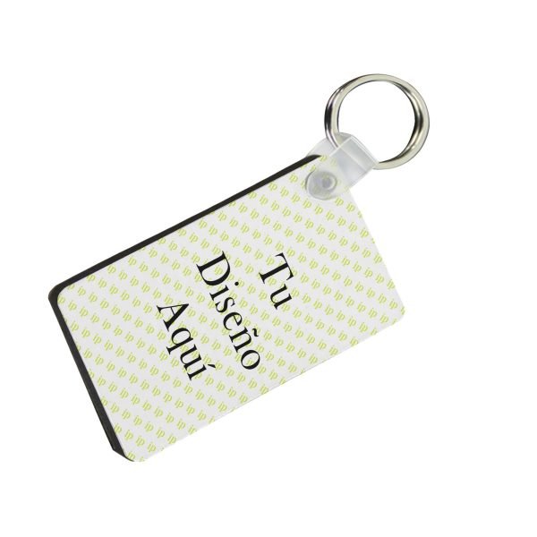 Universal MDF Keychain Rectangle Bags Chain Car Chain