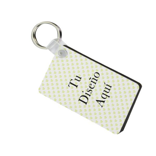 Universal MDF Keychain Rectangle Bags Chain Car Chain