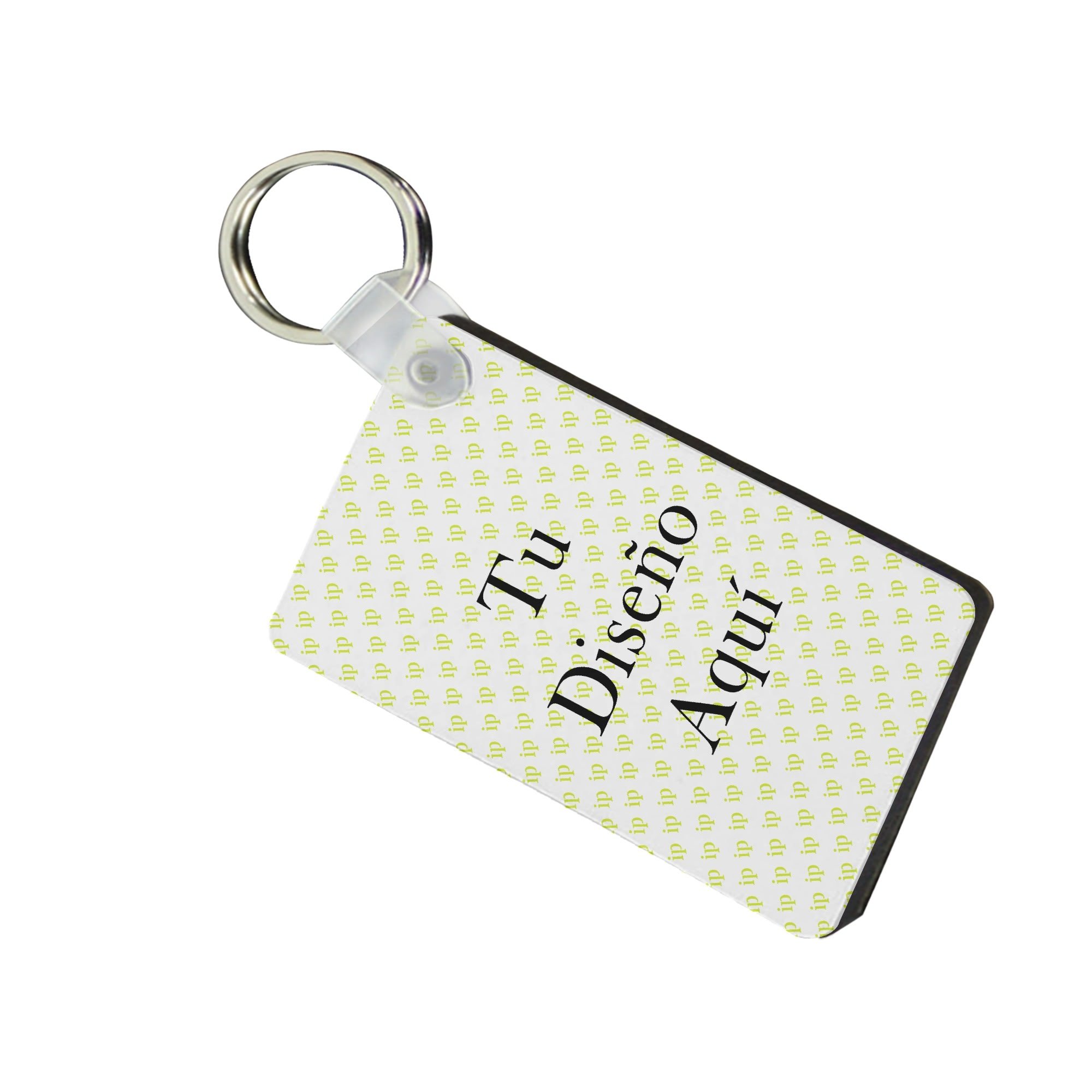 Universal MDF Keychain Rectangle Bags Chain Car Chain