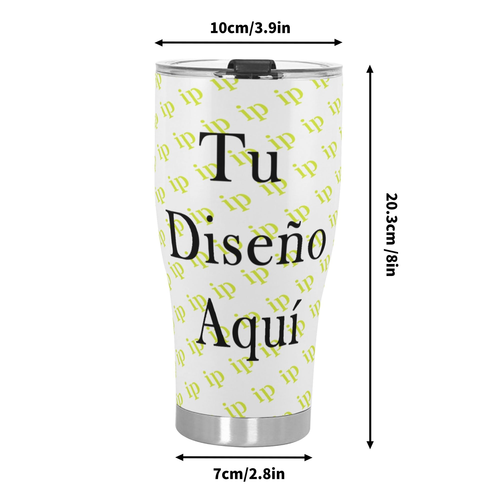 3D Personalized Stainless Steel Tumbler 30oz Printed Cup Gift