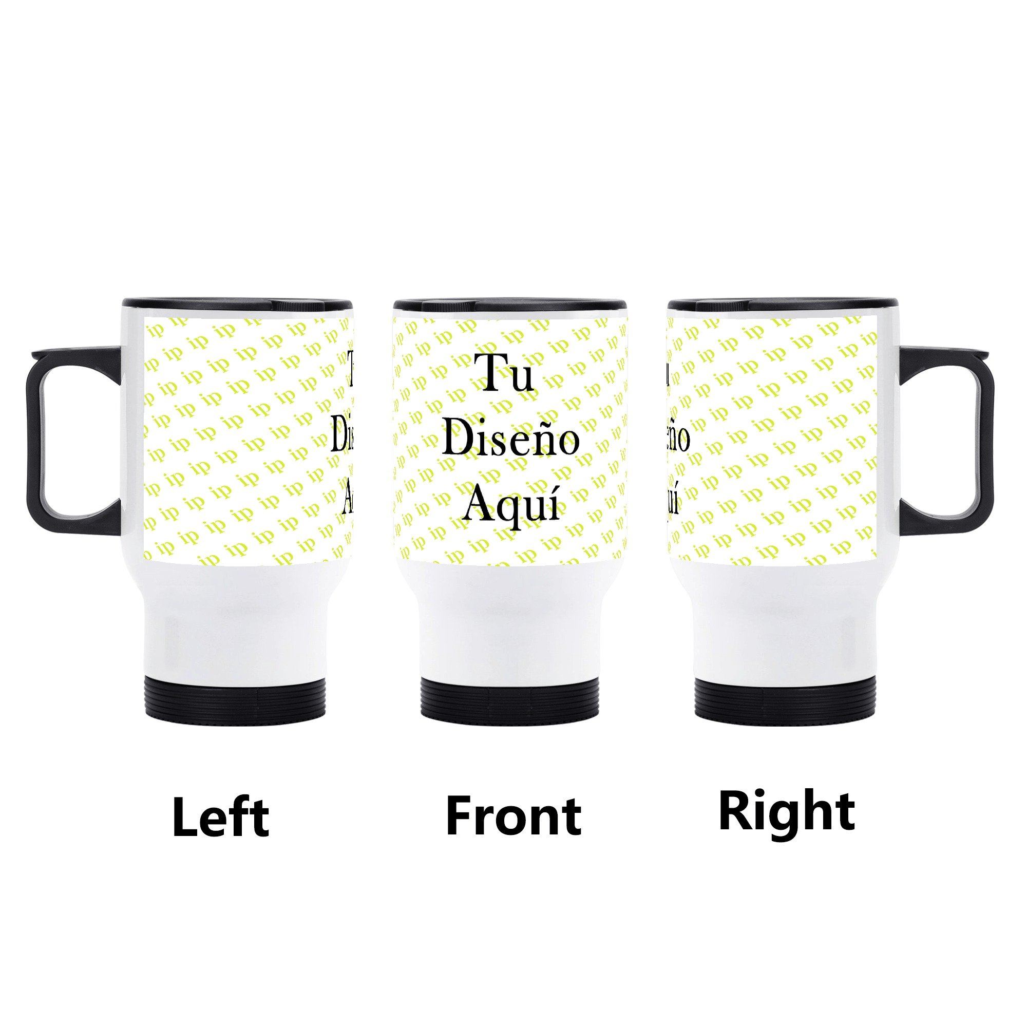 Stainless Steel Travel Coffee Mug (14 oz)