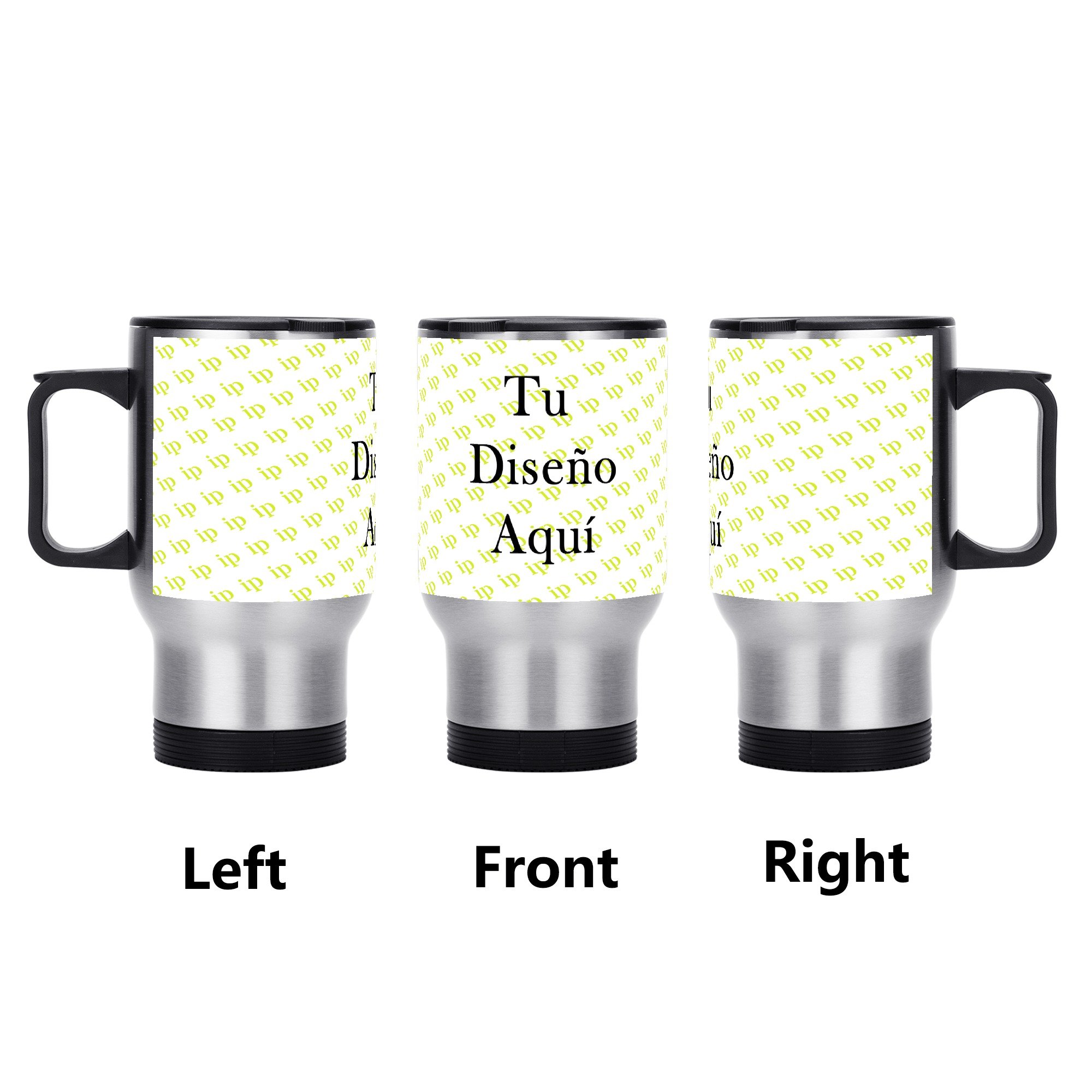 Stainless Steel Travel Coffee Mug (14 oz)