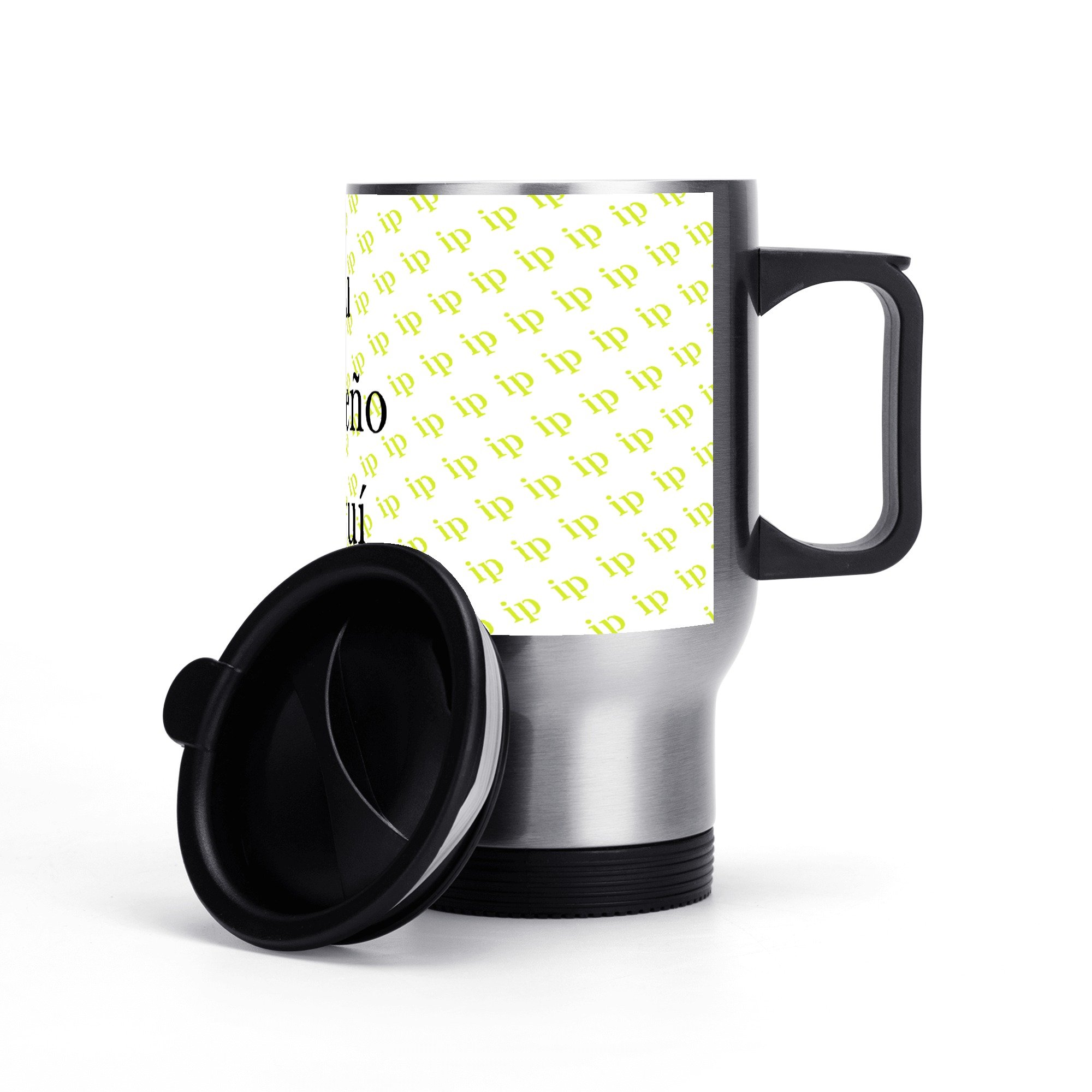 Stainless Steel Travel Coffee Mug (14 oz)