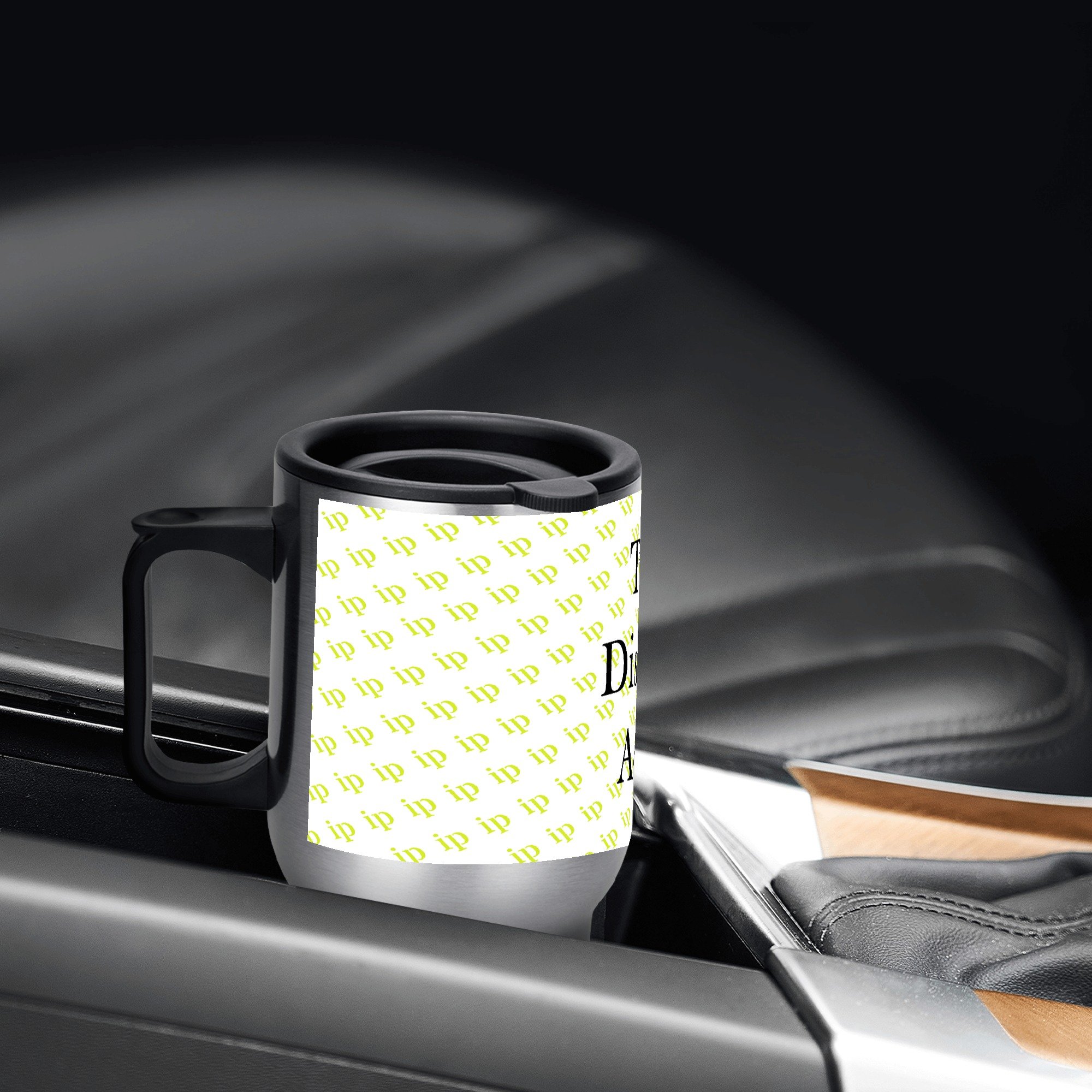 Stainless Steel Travel Coffee Mug (14 oz)