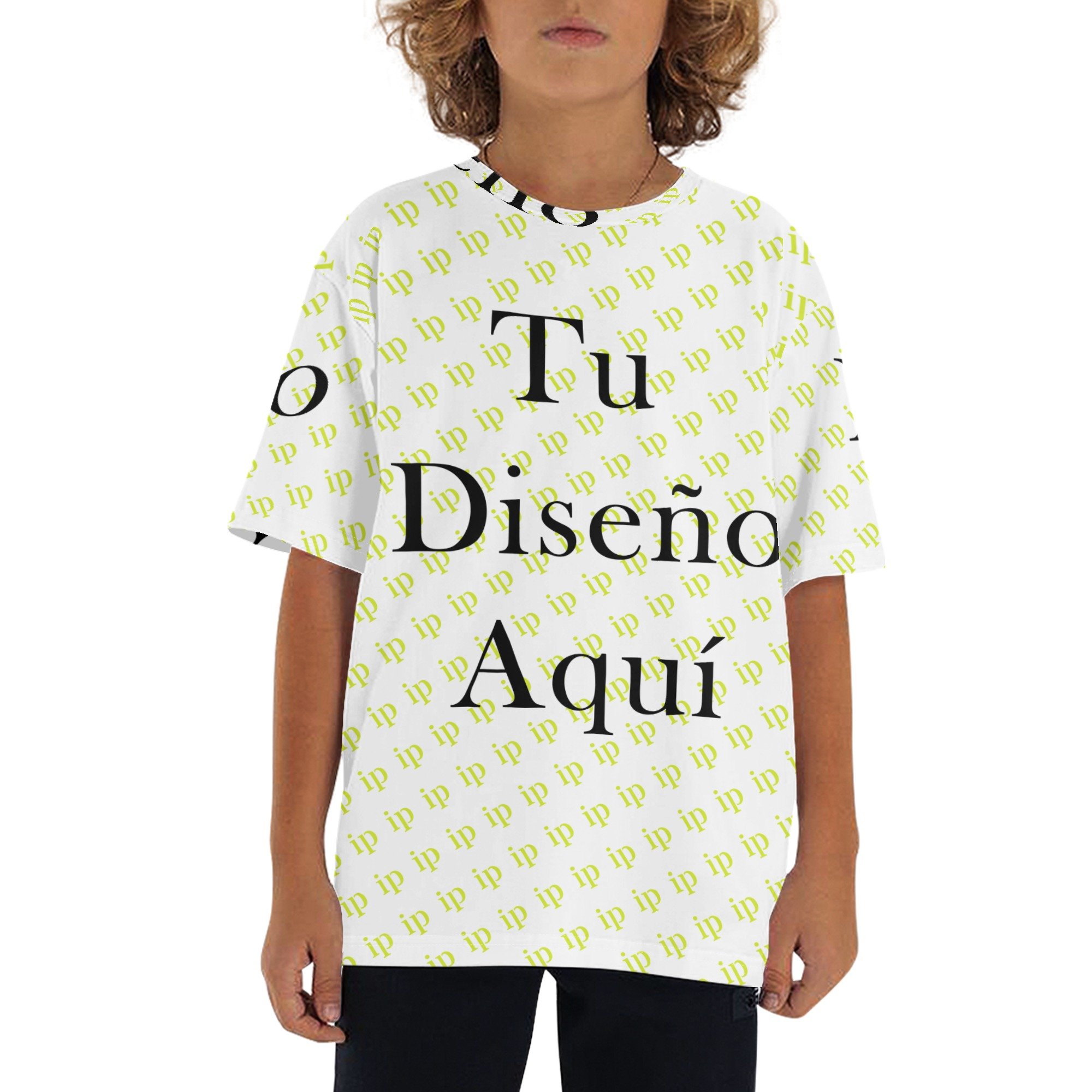 Children's Loose Fit Short Sleeve T-Shirt Pull on Tees