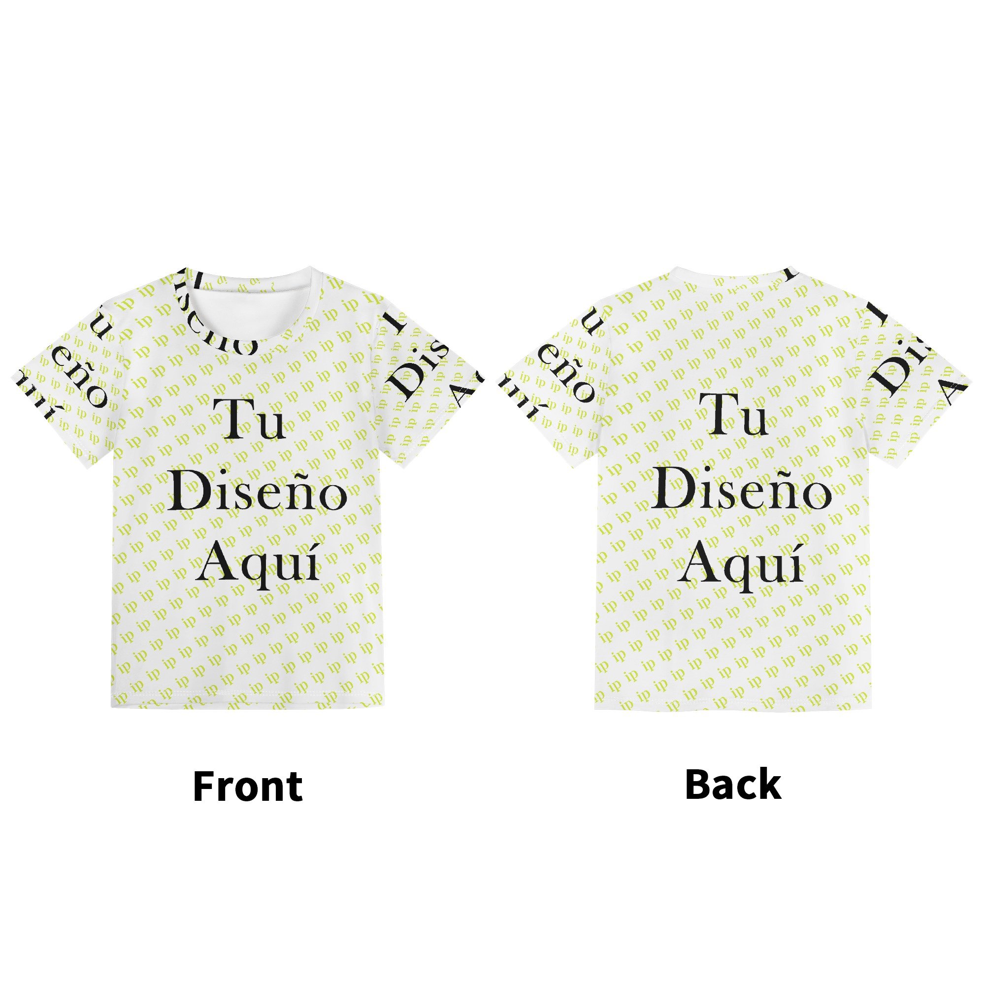 Children's Loose Fit Short Sleeve T-Shirt Pull on Tees