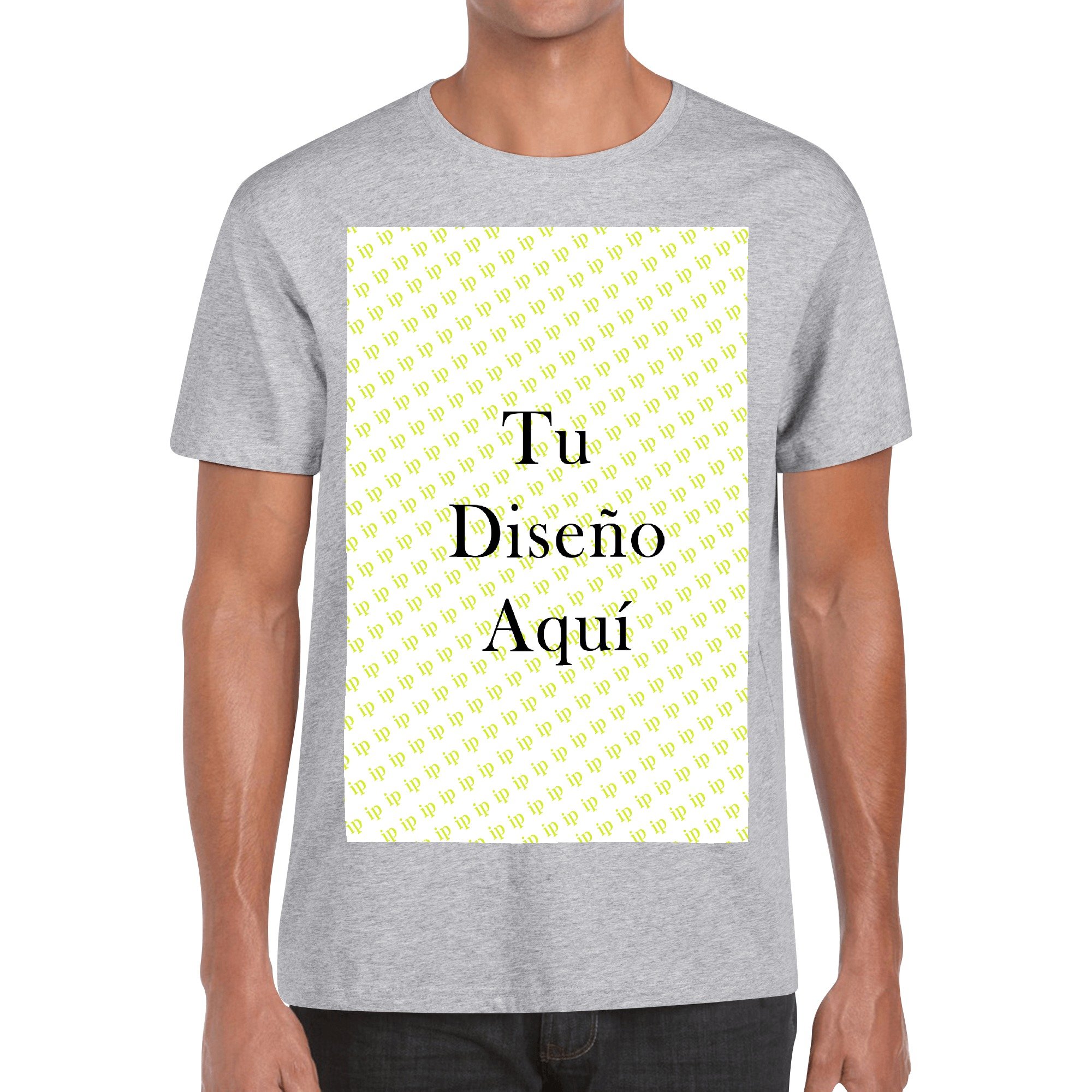 Men’s Cotton Front & Back Printing T-Shirt