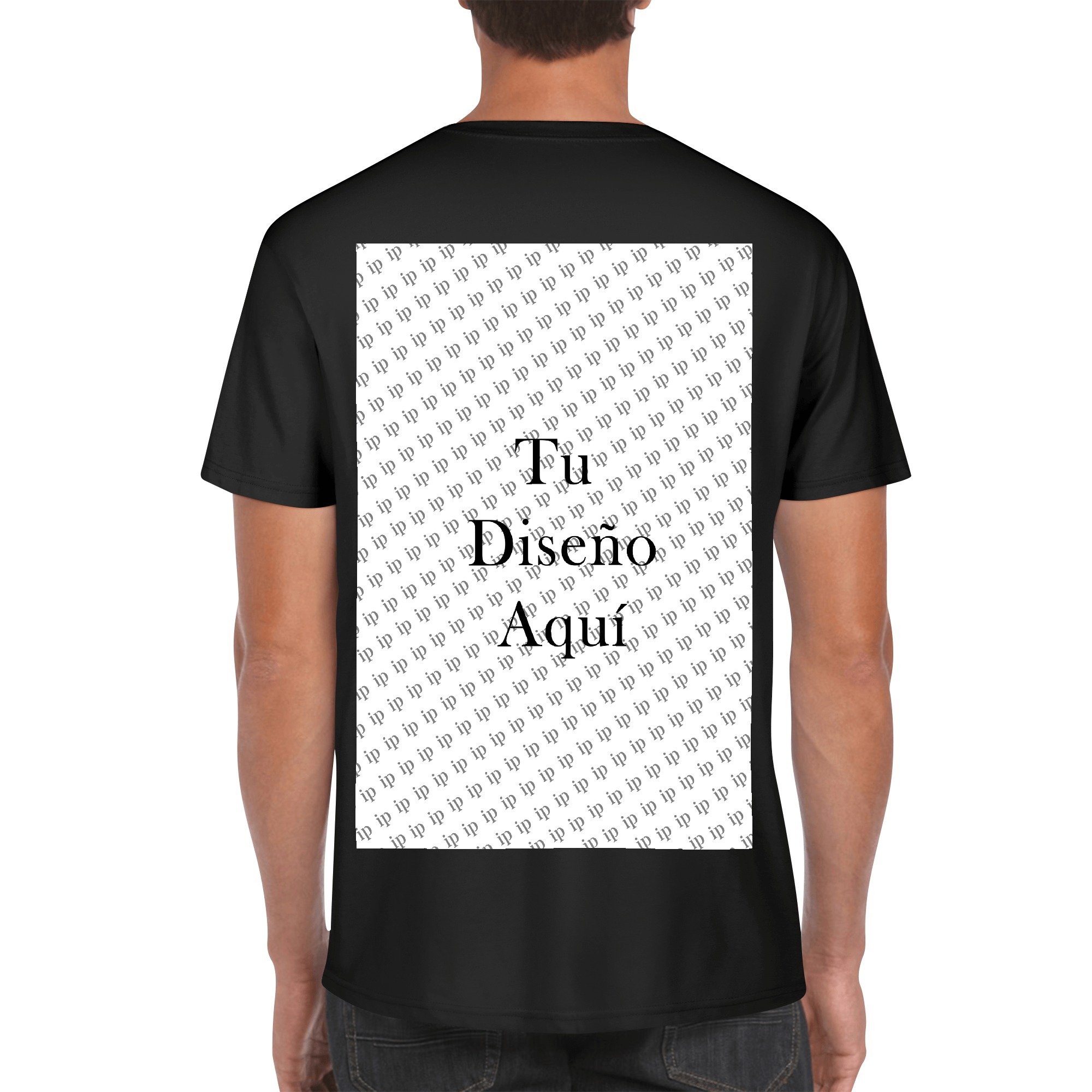 Men’s Cotton Front & Back Printing T-Shirt