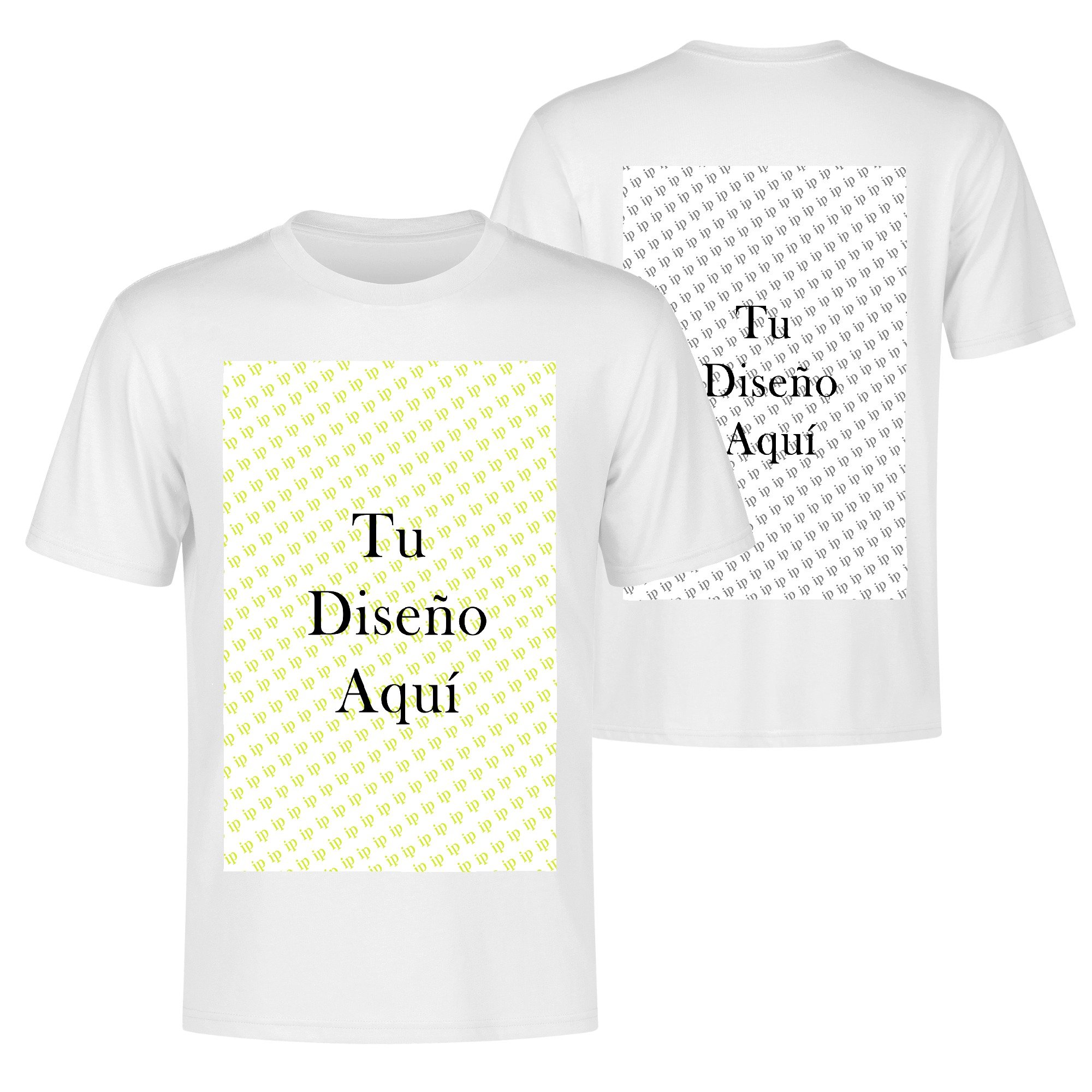 Men’s Cotton Front & Back Printing T-Shirt