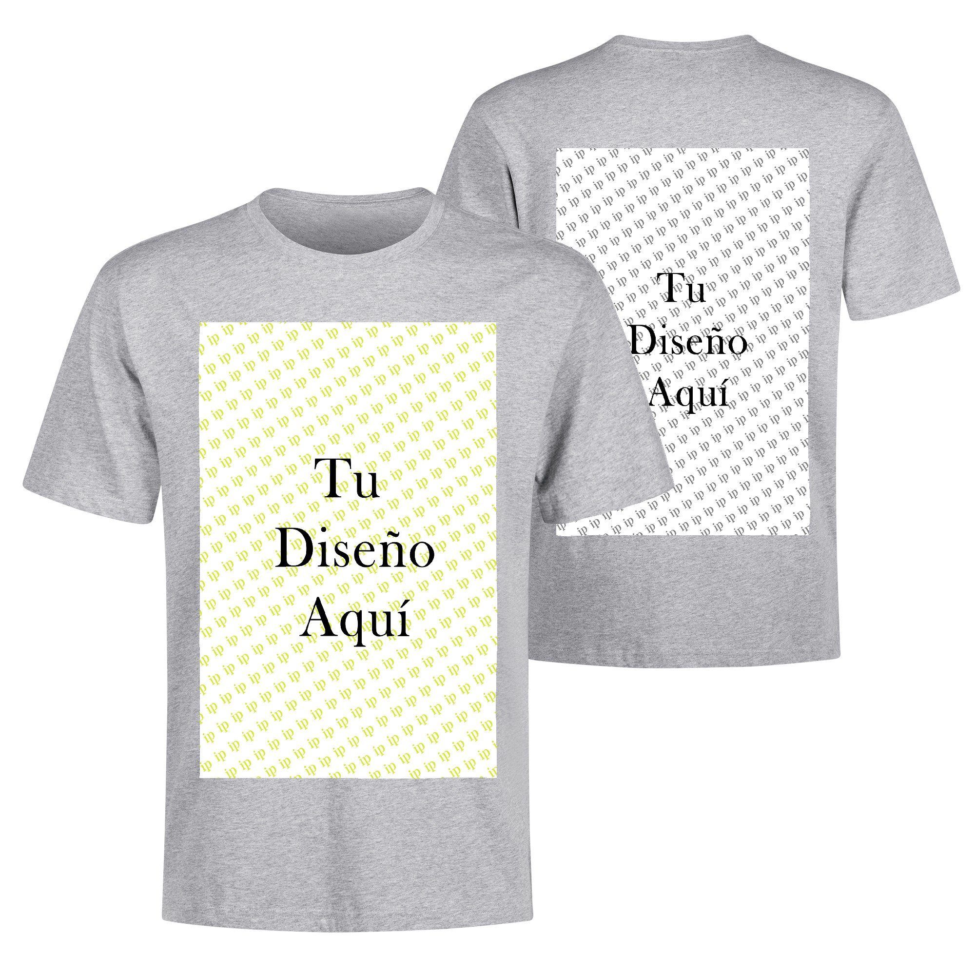 Men’s Cotton Front & Back Printing T-Shirt