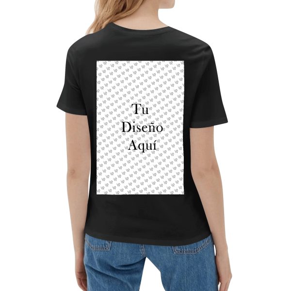 Women's Cotton Front & Back Printing T Shirt