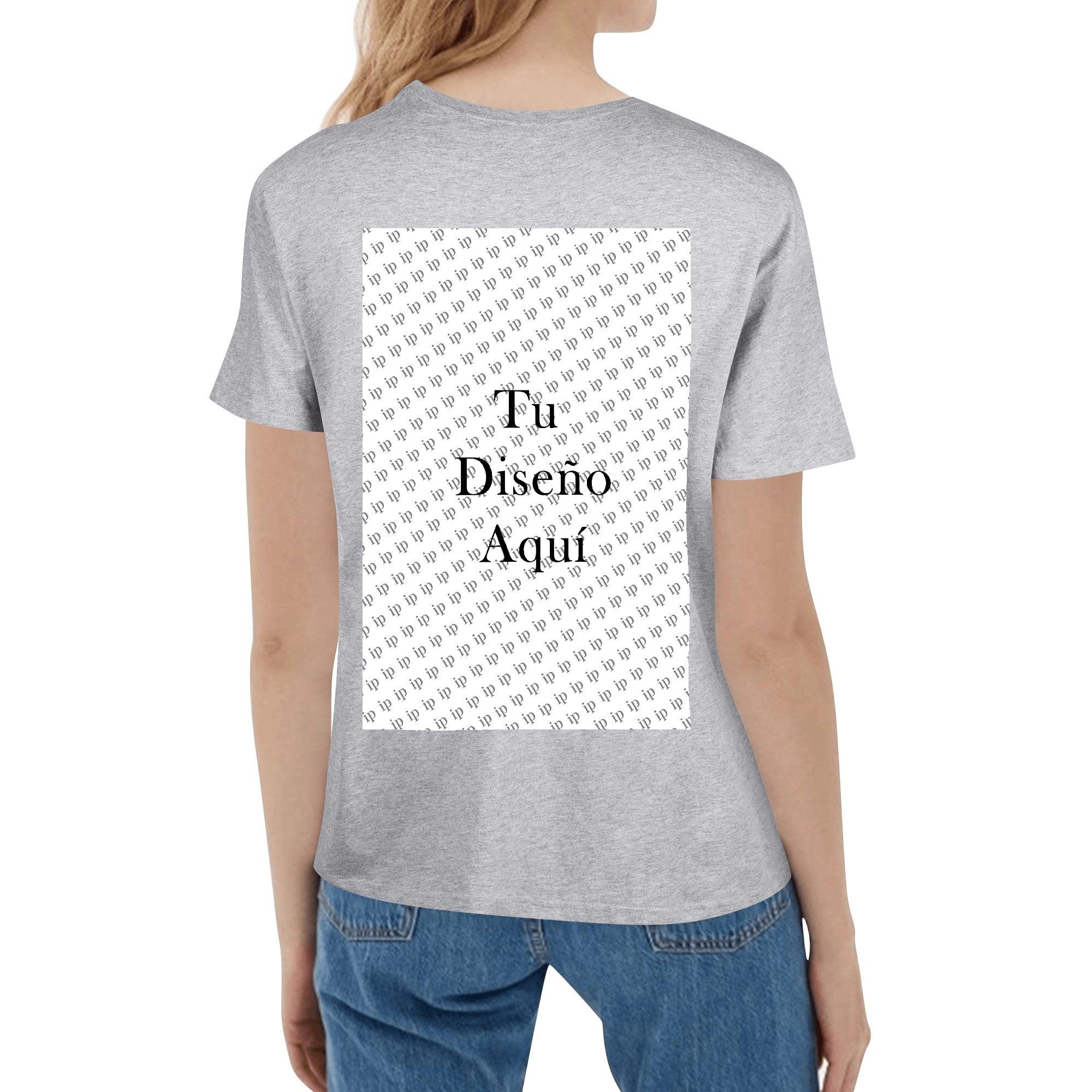 Women's Cotton Front & Back Printing T Shirt