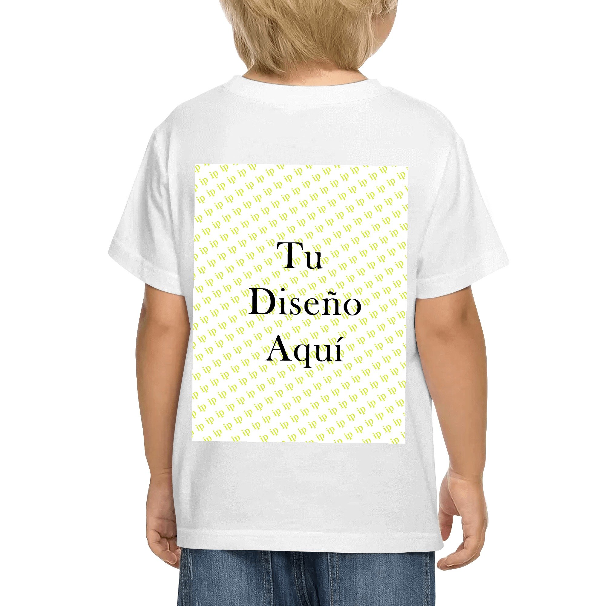 Kids Cotton Back Printing T-Shirt
