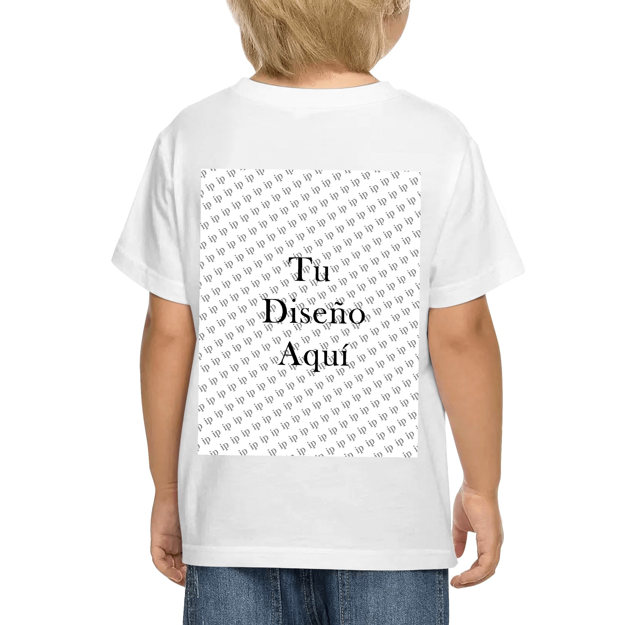 Kids Cotton Front & Back Printing T-Shirt
