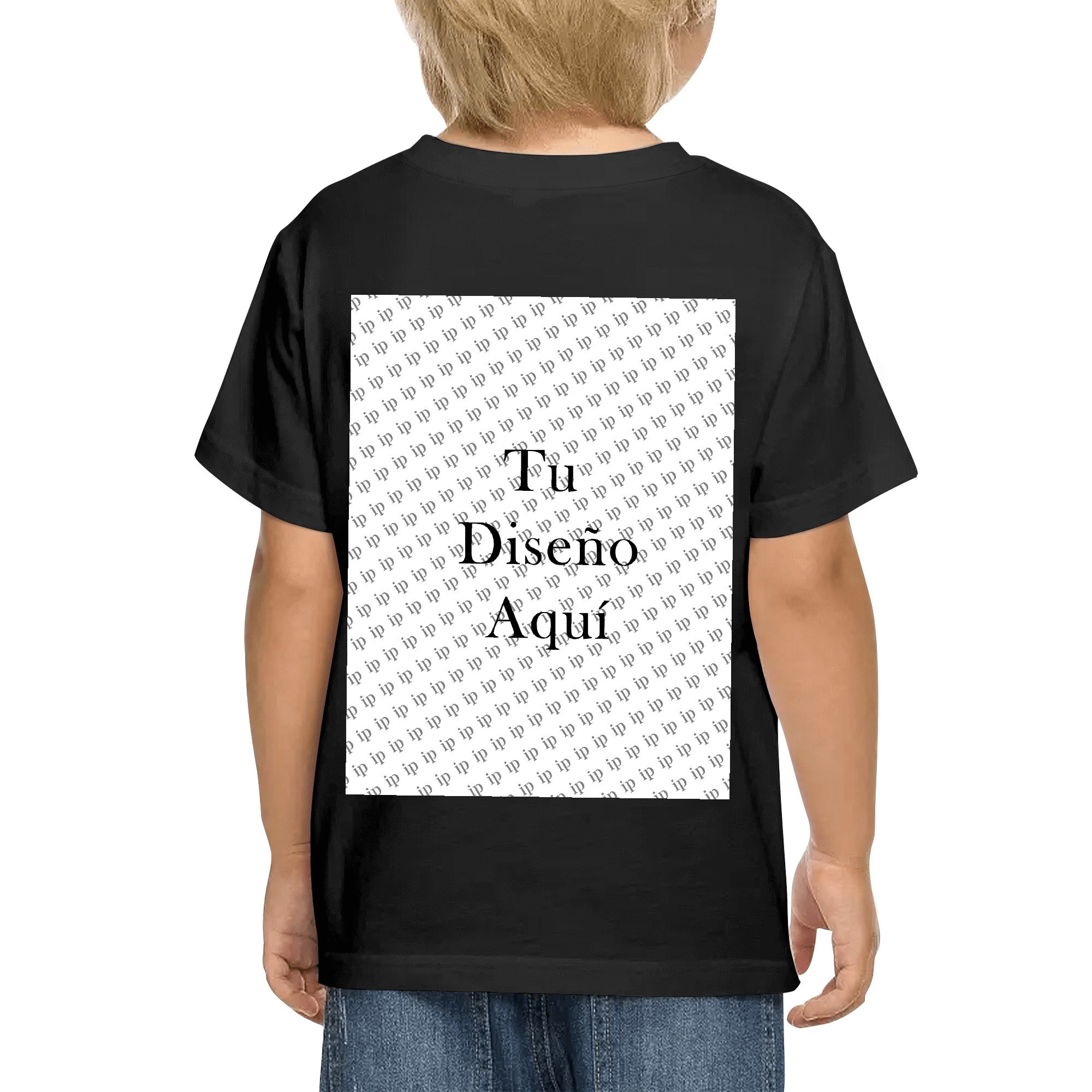 Kids Cotton Front & Back Printing T-Shirt