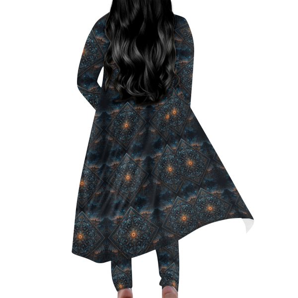 Knots Women's Long Sleeve Cardigan and Leggings Sets