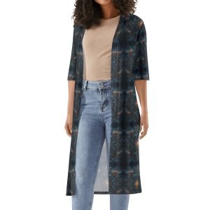 Knots Women's Half Sleeve Kimono Cardigan