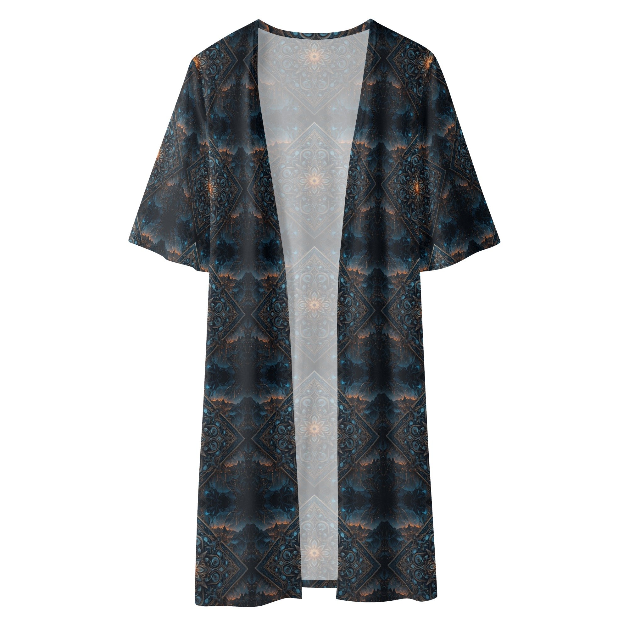 Knots Women's Half Sleeve Kimono Cardigan