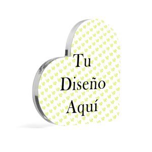 Heart Shaped Christmas Acrylic Keepsake Ornament Personalized Gift