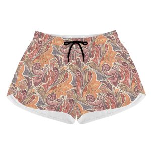 Women's boho chic casual beach shorts