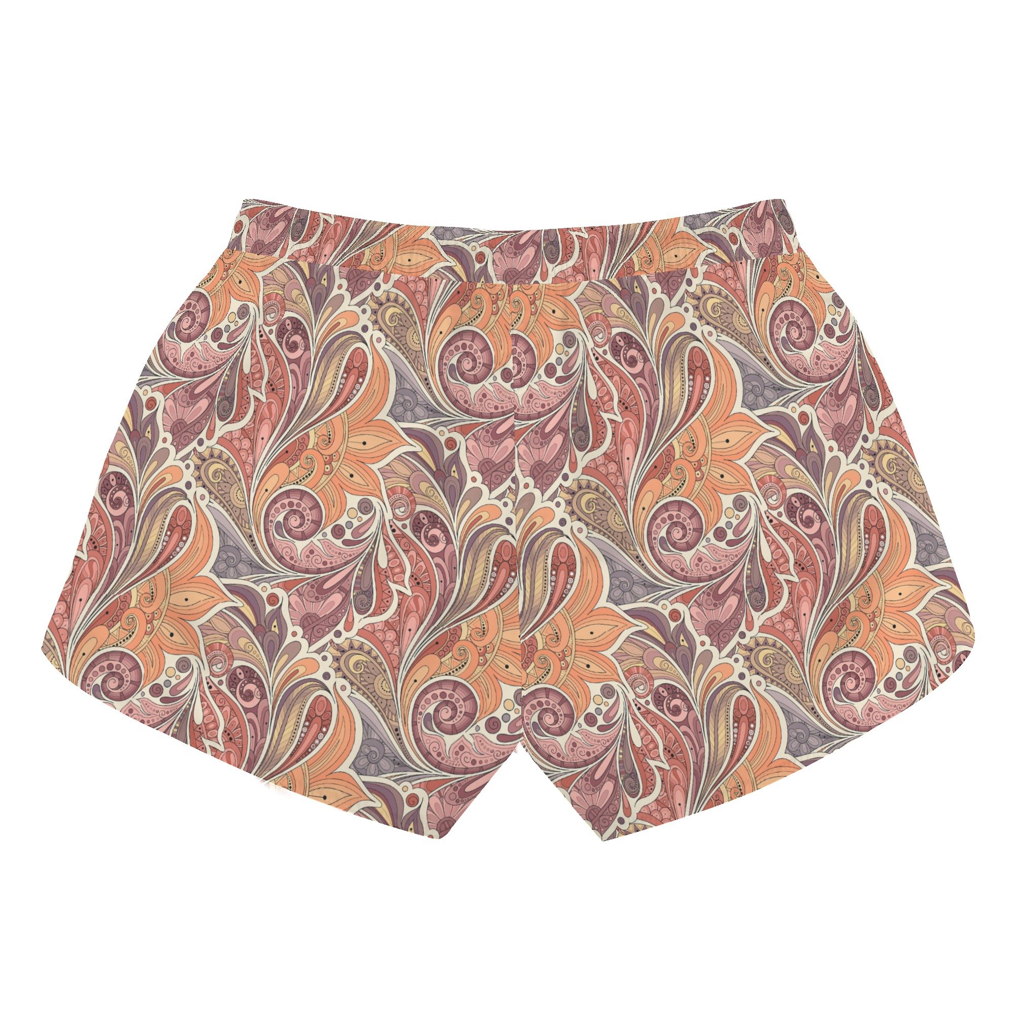 Women's boho chic casual beach shorts
