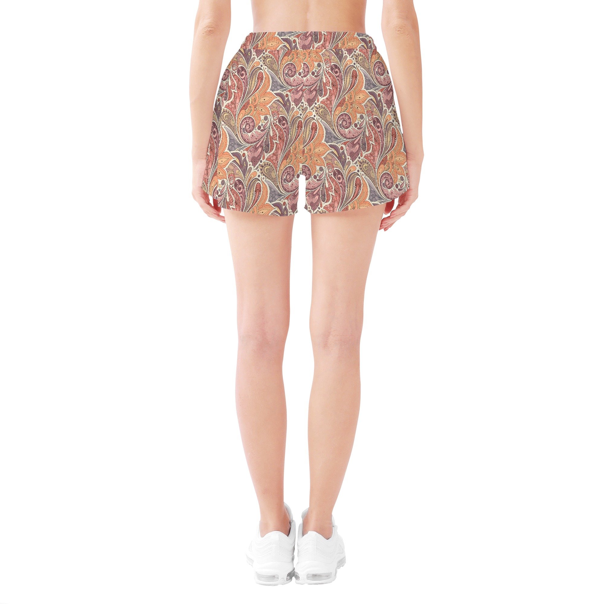 Women's boho chic casual beach shorts