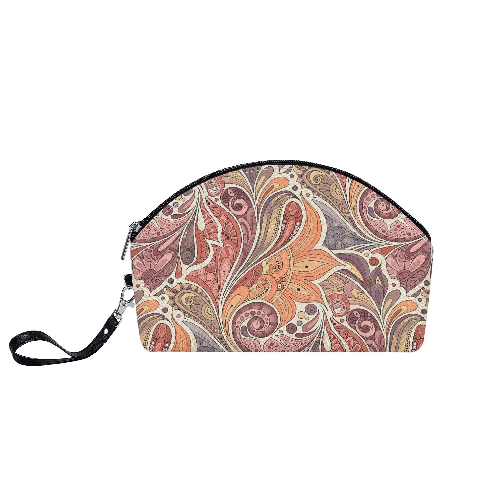 Boho Chic Curved Cosmetic Bag