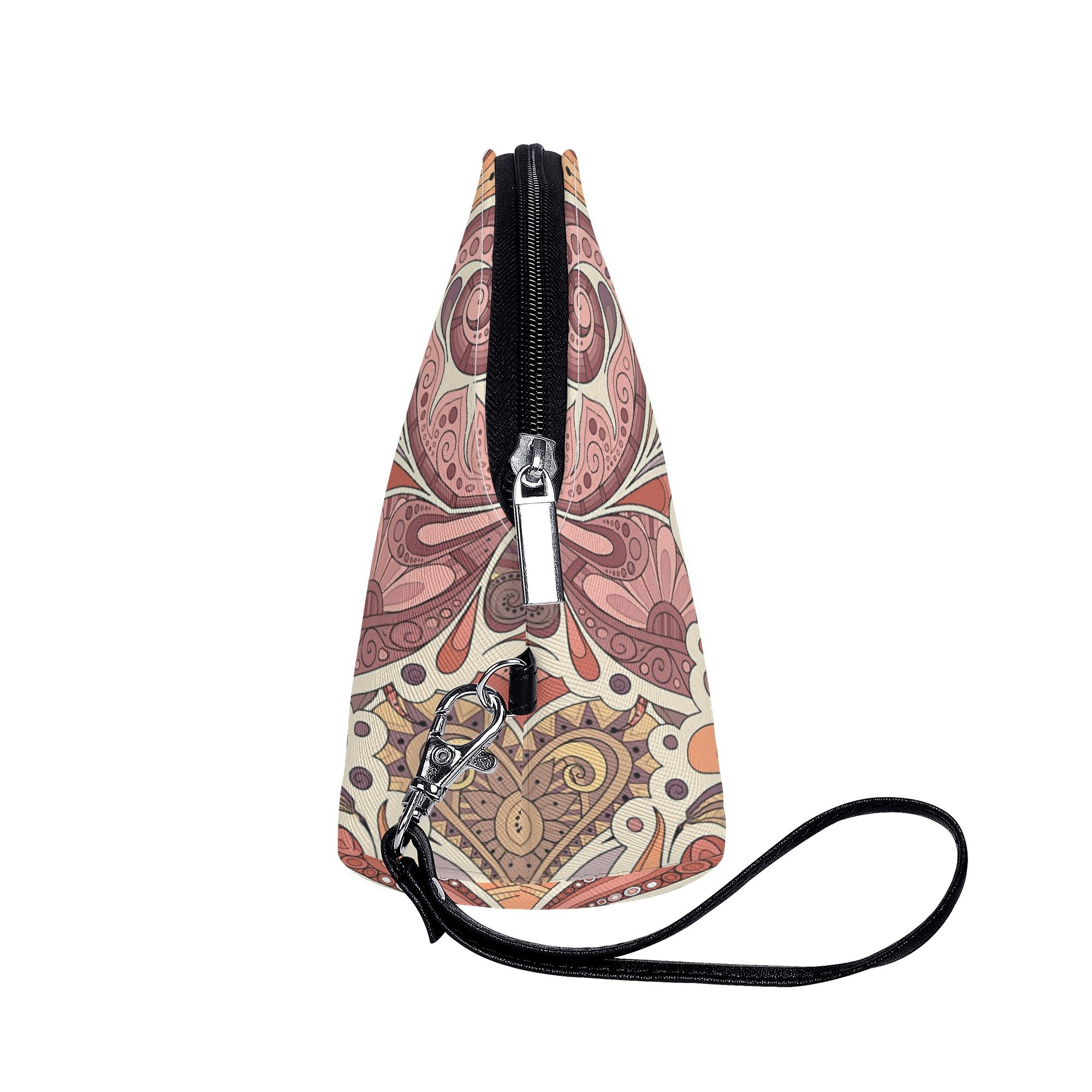 Boho Chic Curved Cosmetic Bag