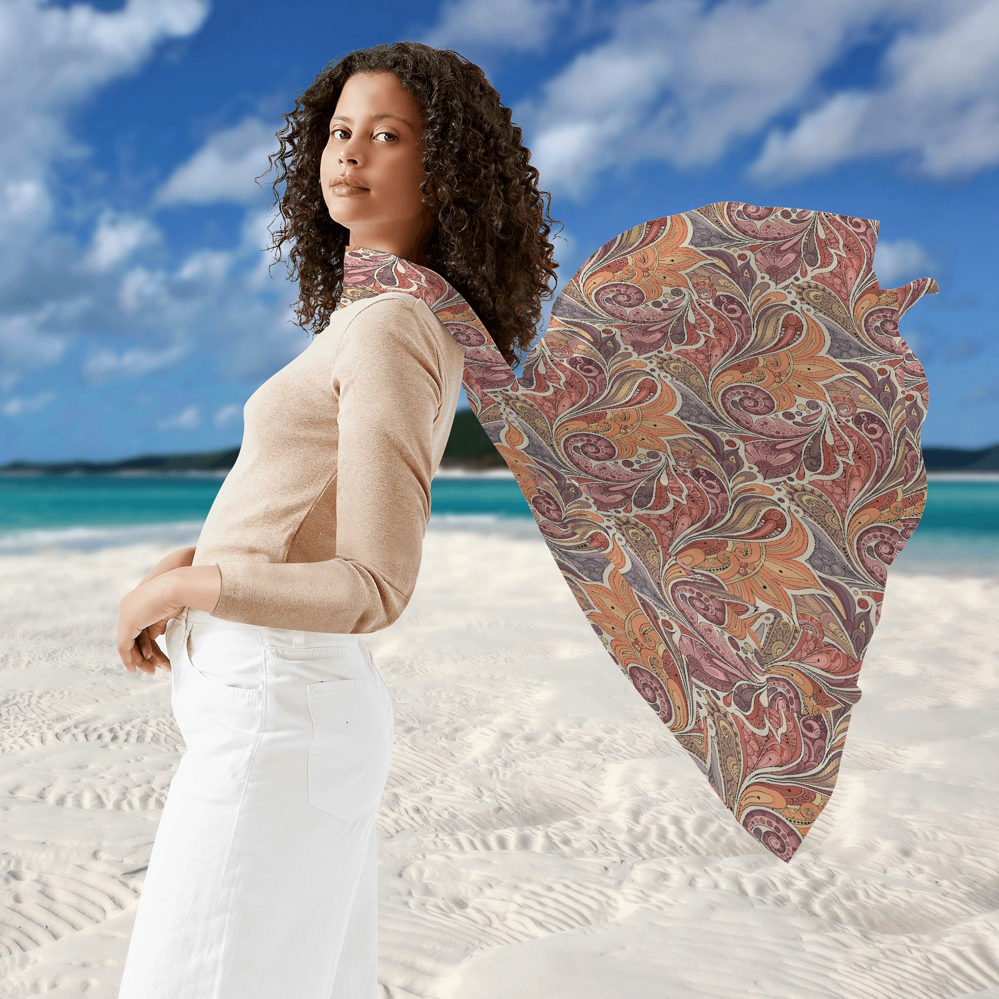 Boho Chic Women's Sarong Bikini Cover Up