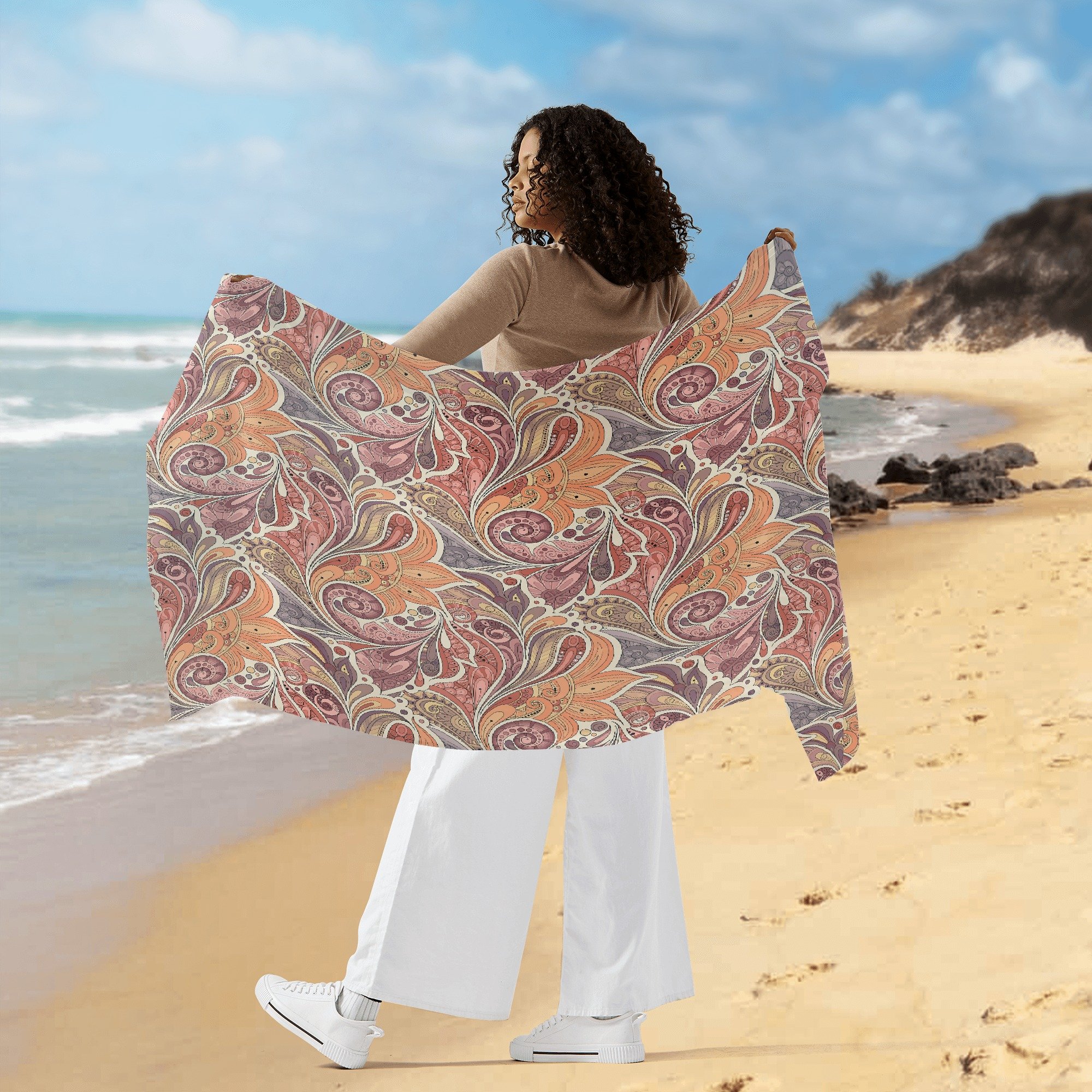 Boho Chic Women's Sarong Bikini Cover Up