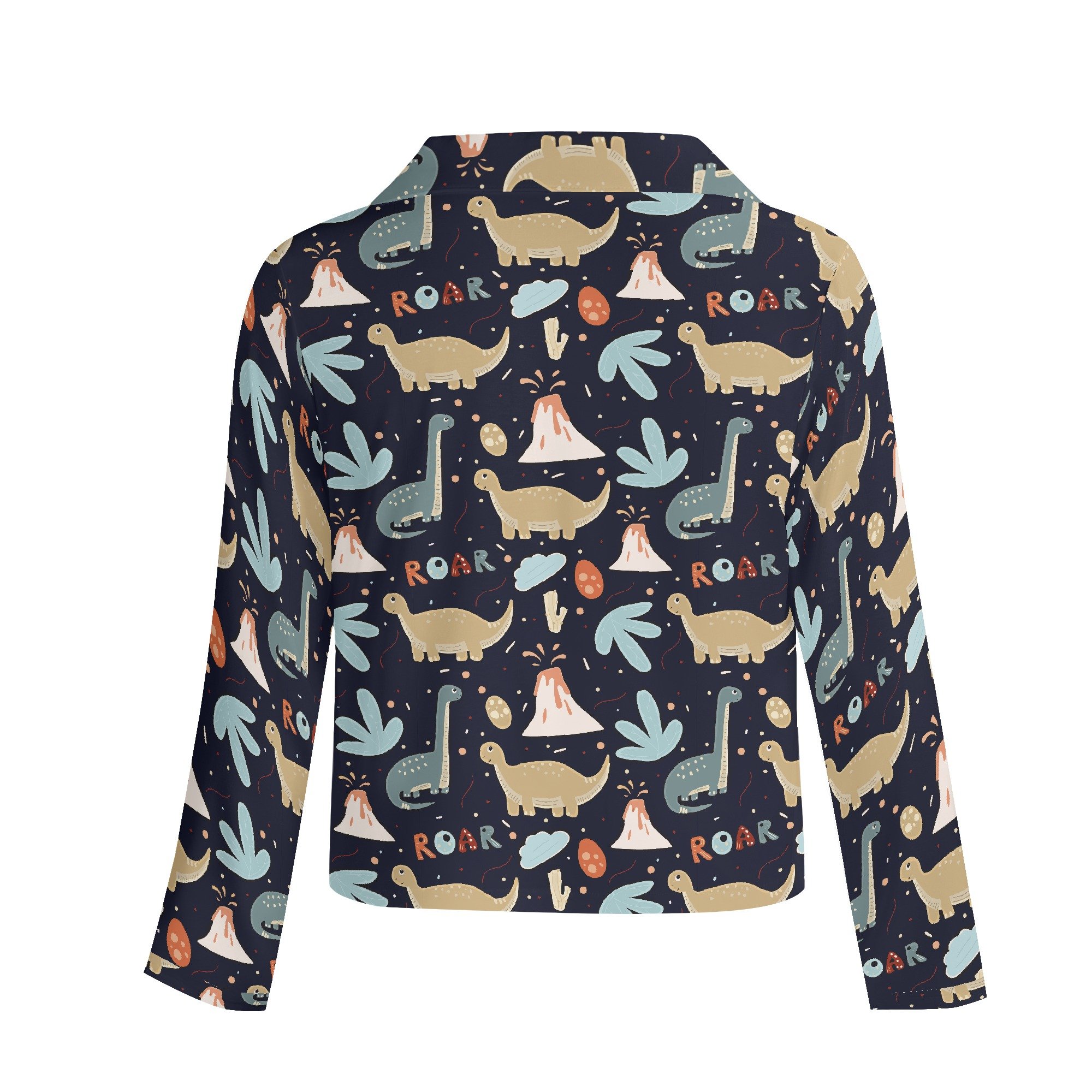 Prehistoric Kids Long Neck Design Pajama Set