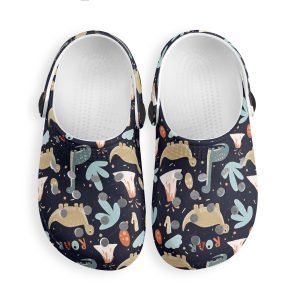 Classic all-over print sandals for kids Prehistoric