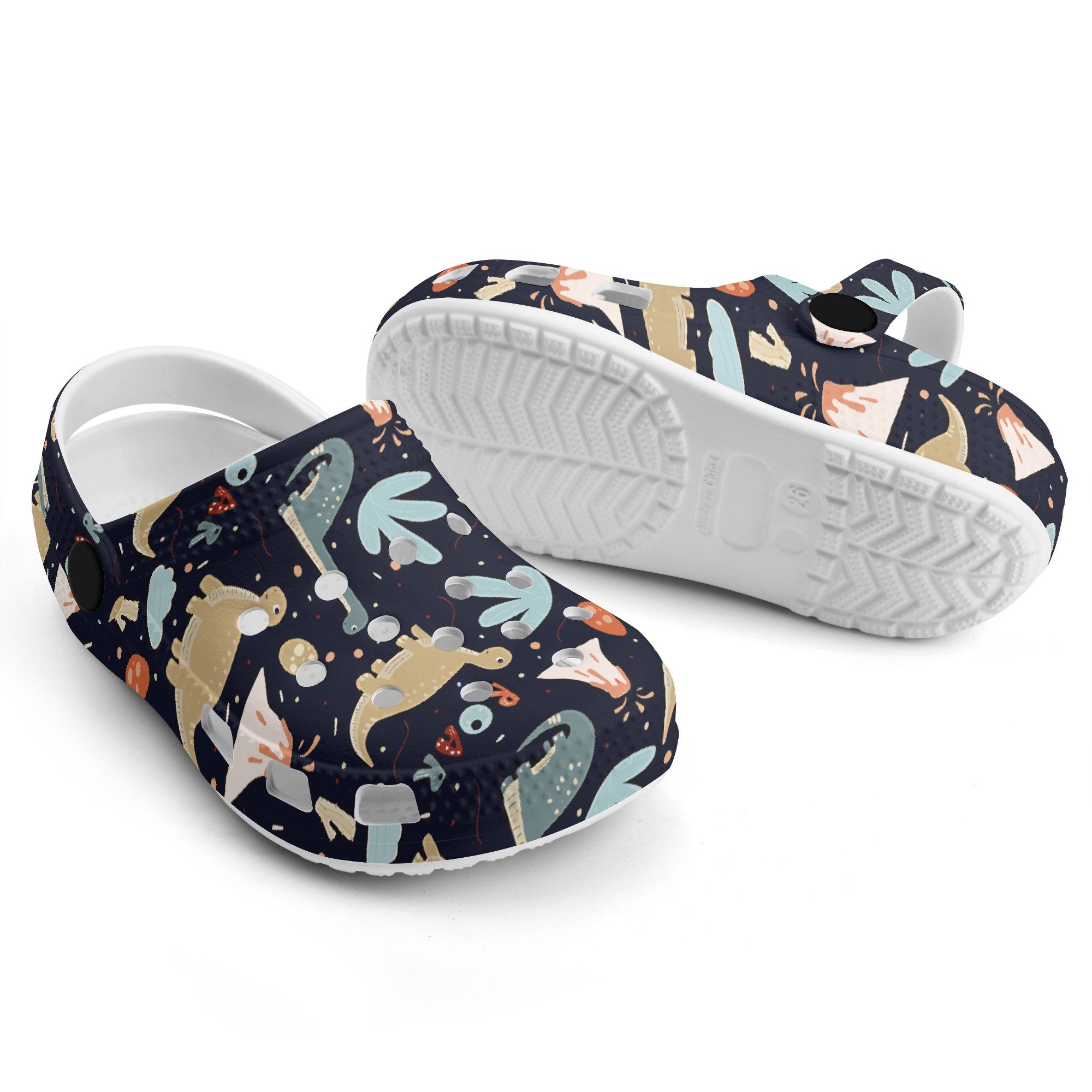 Classic all-over print sandals for kids Prehistoric