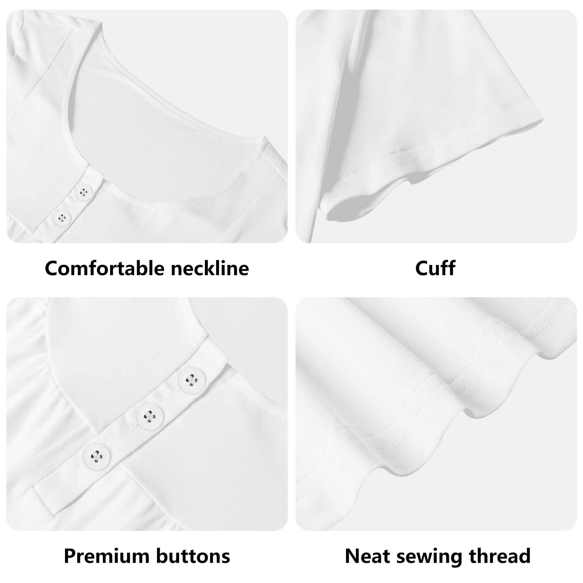 Women's Boho Chic Round Neck Short Sleeve Loose Blouse