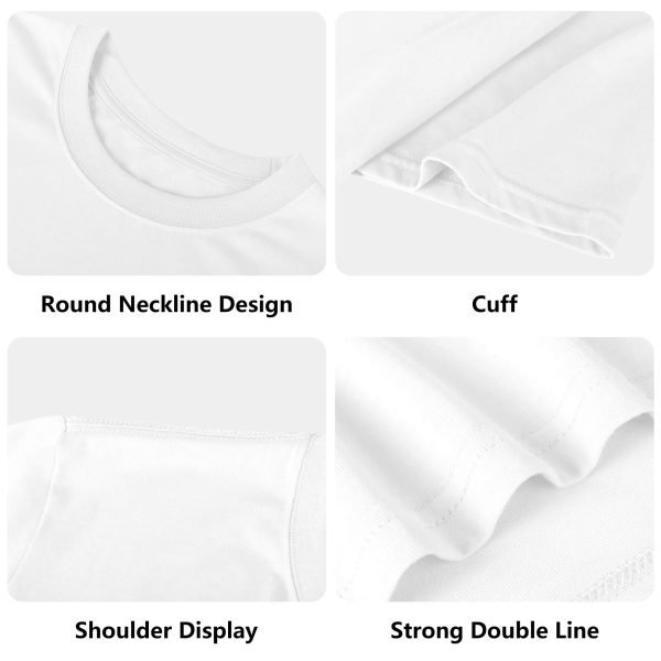 Women's Cotton Front & Back Printing T Shirt