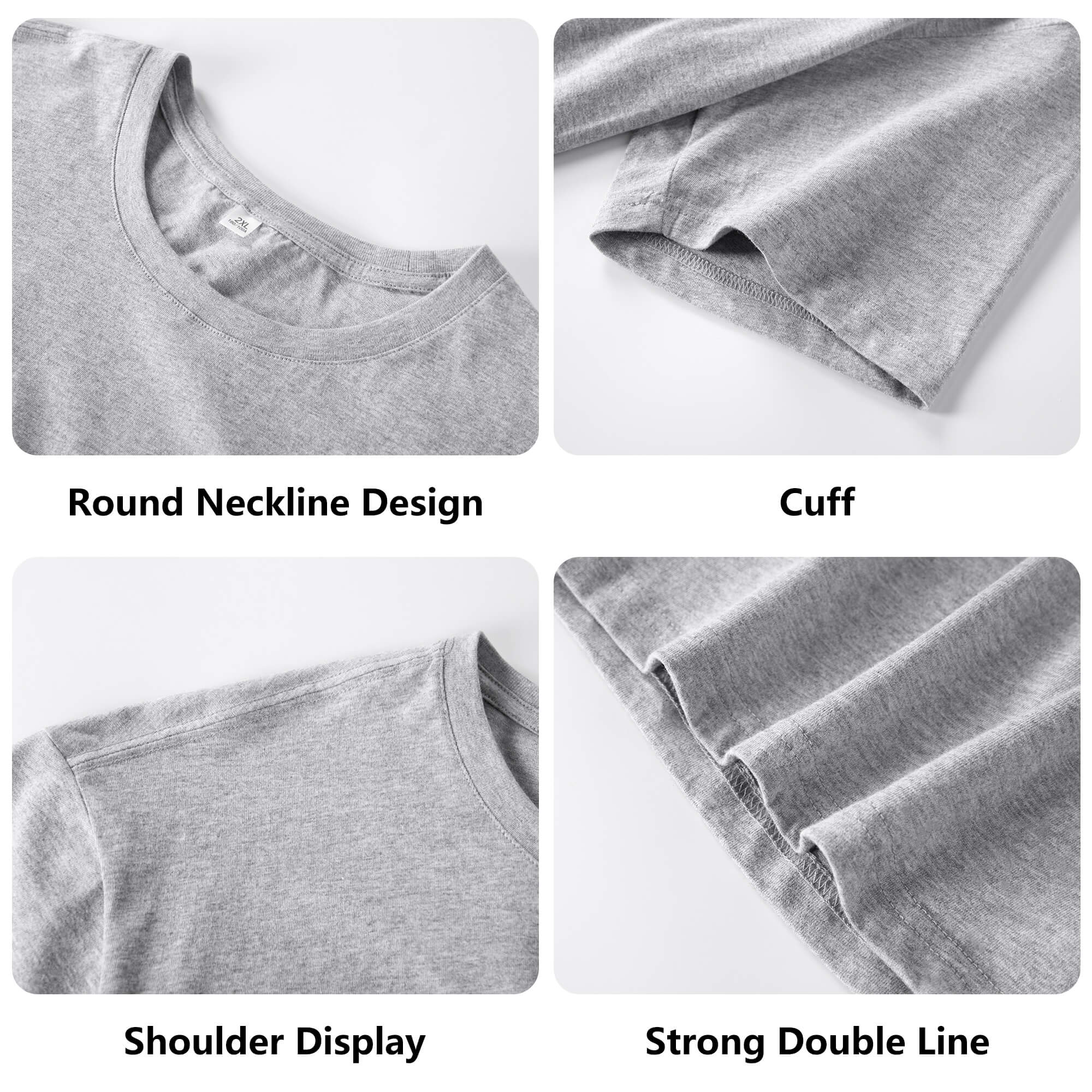 Men’s Cotton Front & Back Printing T-Shirt