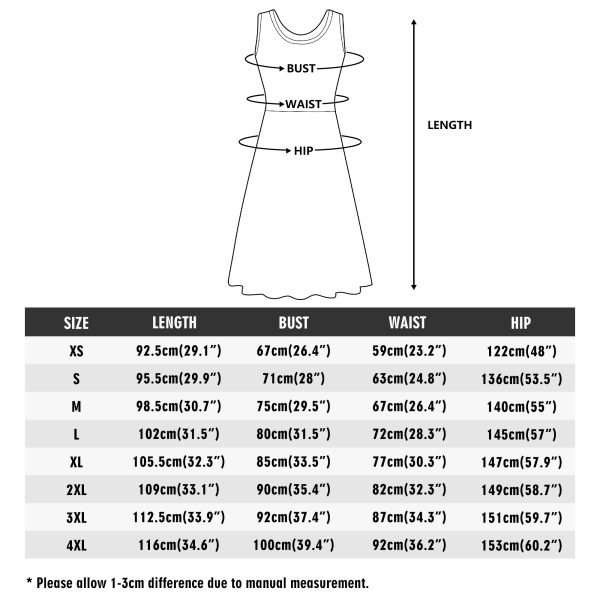 Women's Boho Chic Sleeveless A-Line Midi Dress