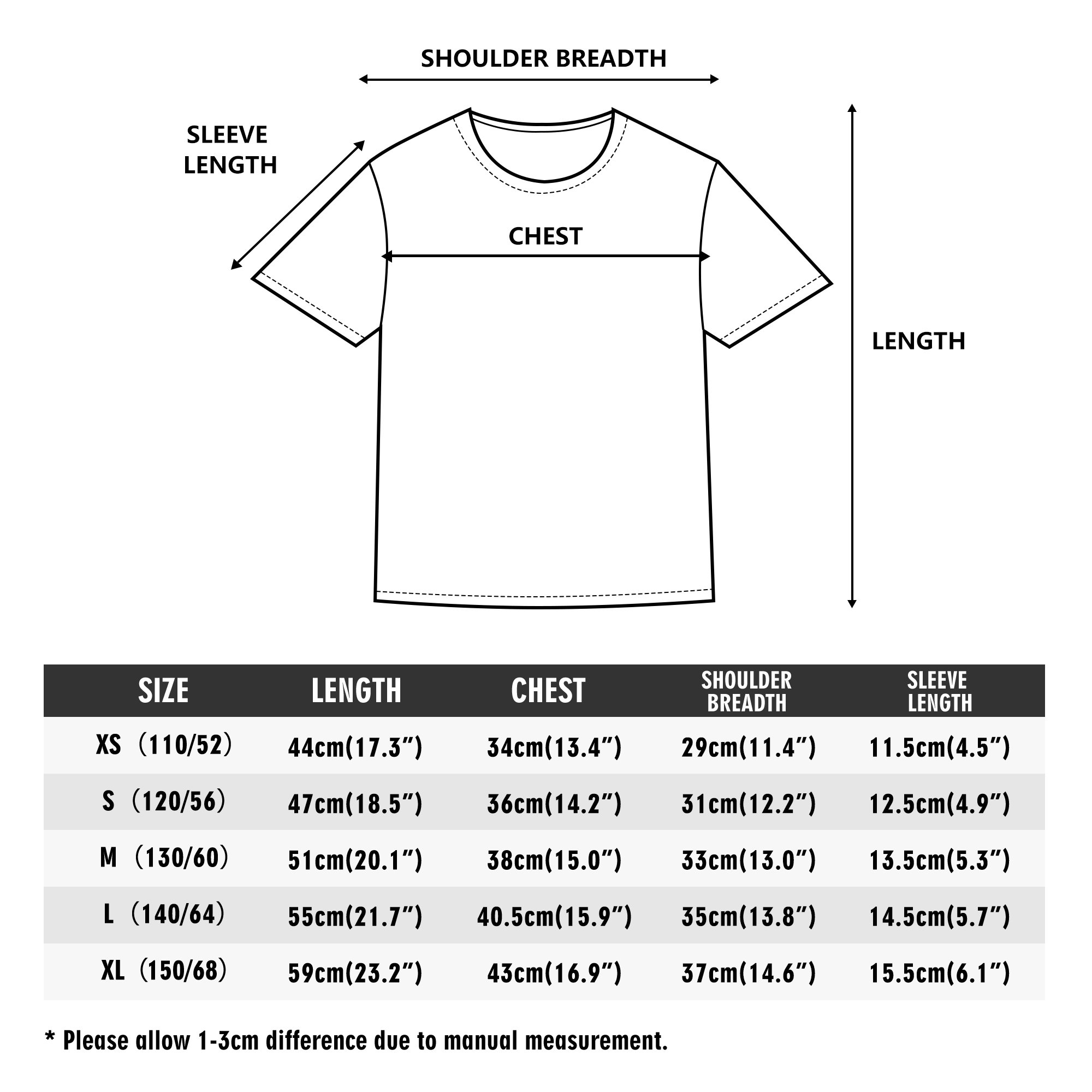 Kids Cotton Back Printing T-Shirt