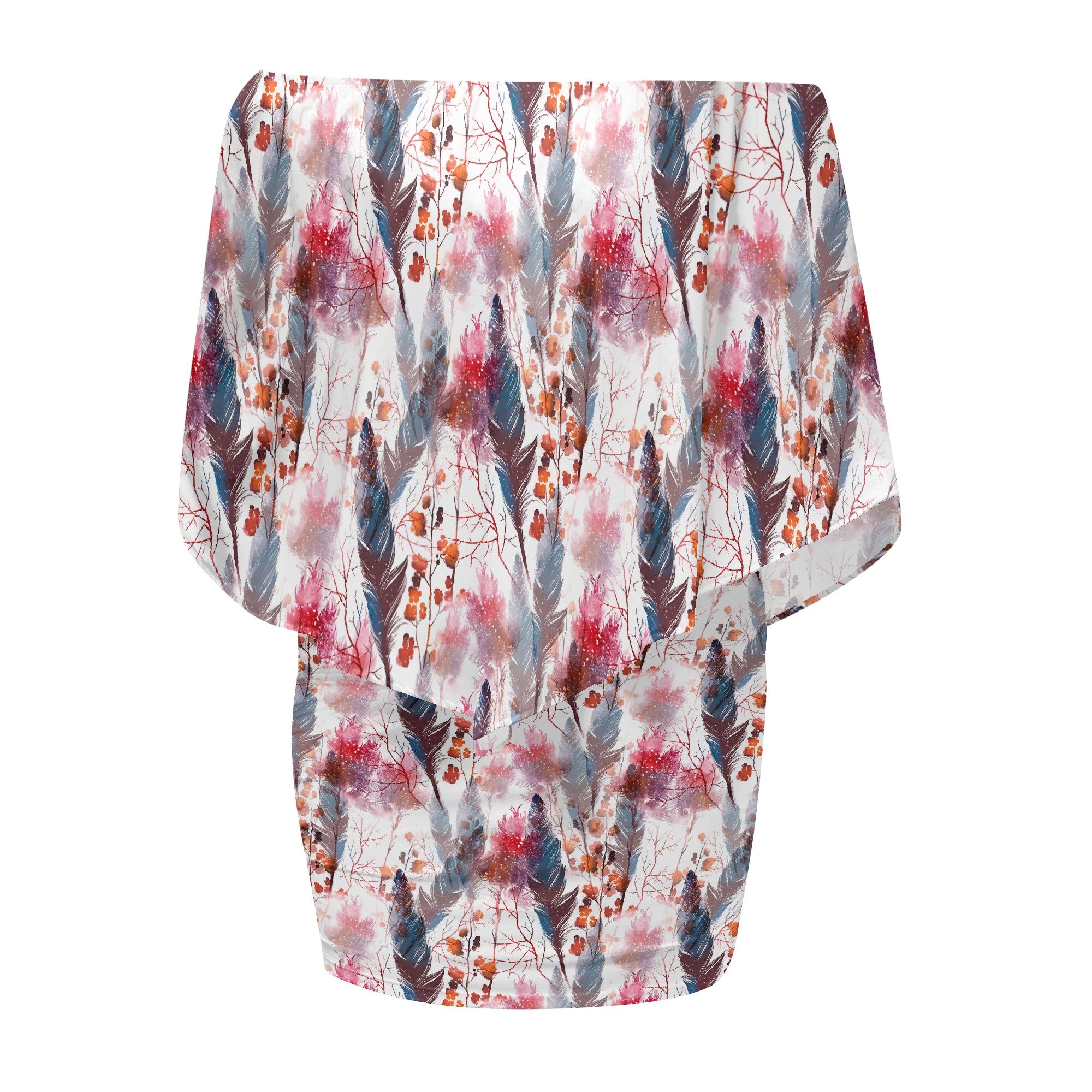Women's Boho Chic Off Shoulder Polyester Wrap Dress