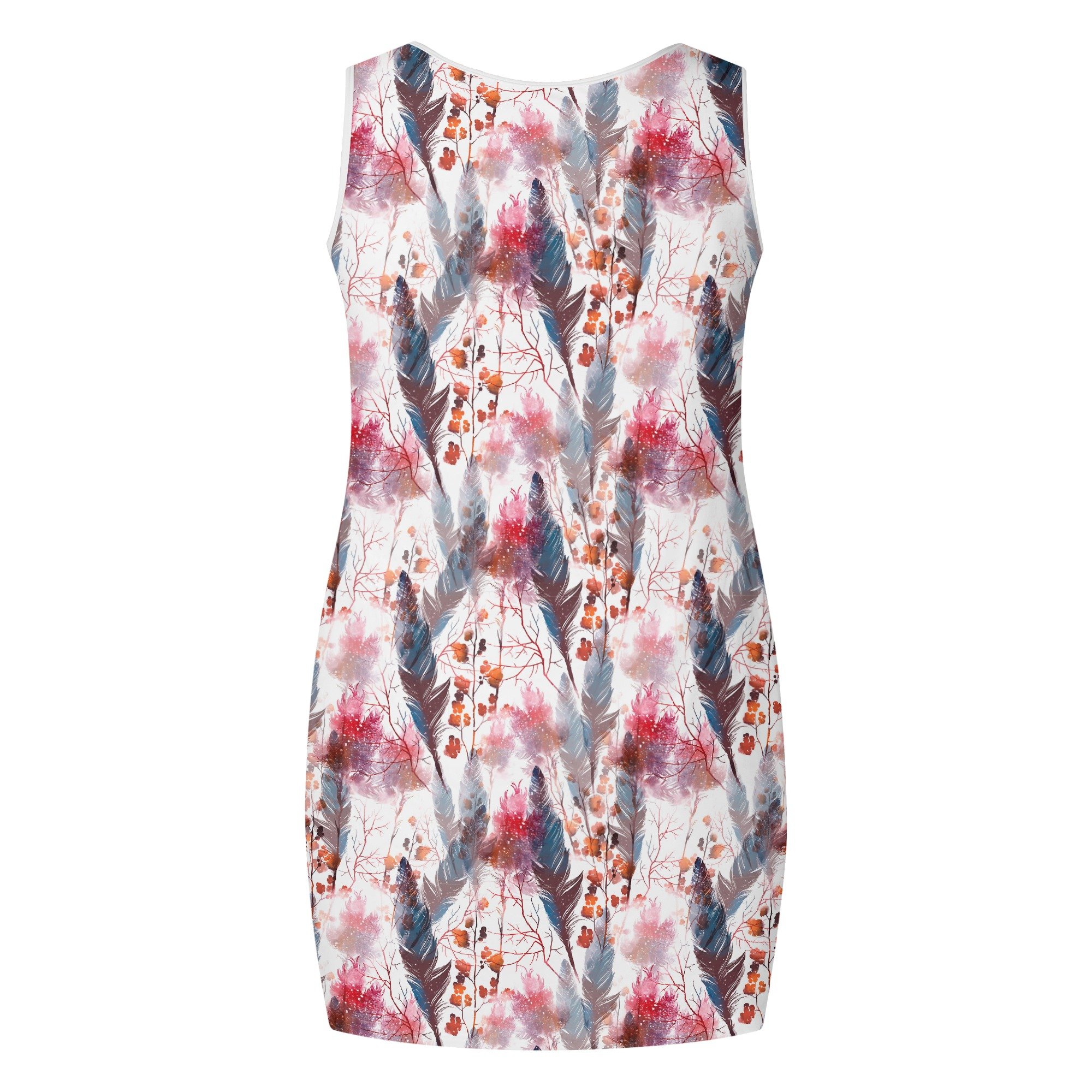 Women's Elegant Sleeveless Vest Dress Boho Chic