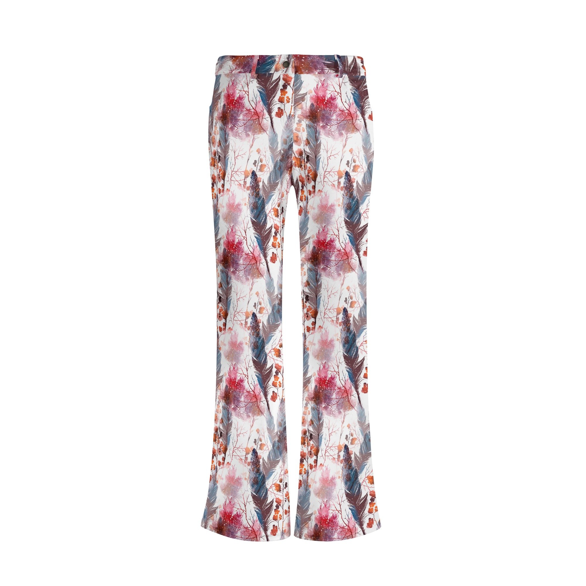 Boho Chic Women's Printed Elegant Flared Pants
