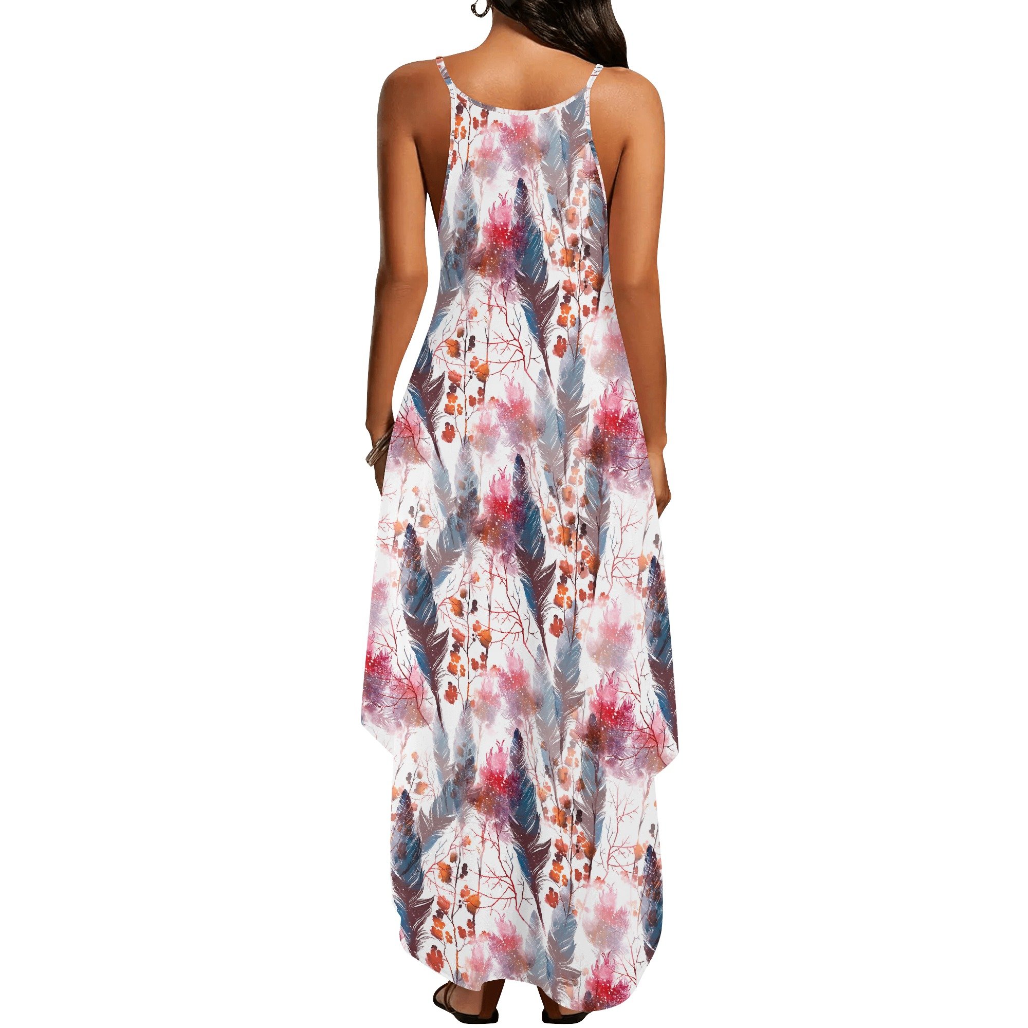 Boho Chic Women's Sleeveless Elegant Evening Dress