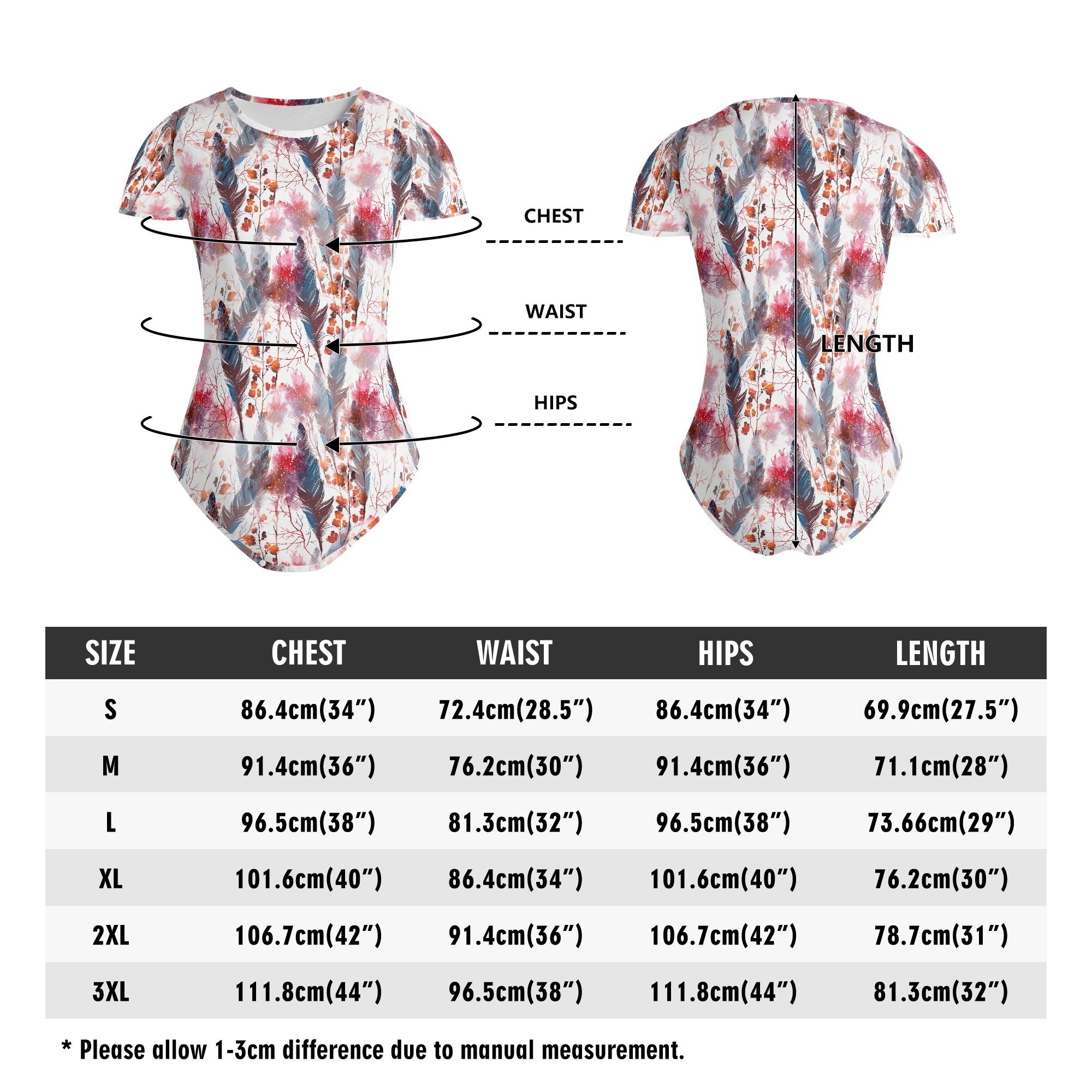 Boho Chic Women's Short Sleeve Crew Neck Bodycon Bodysuit