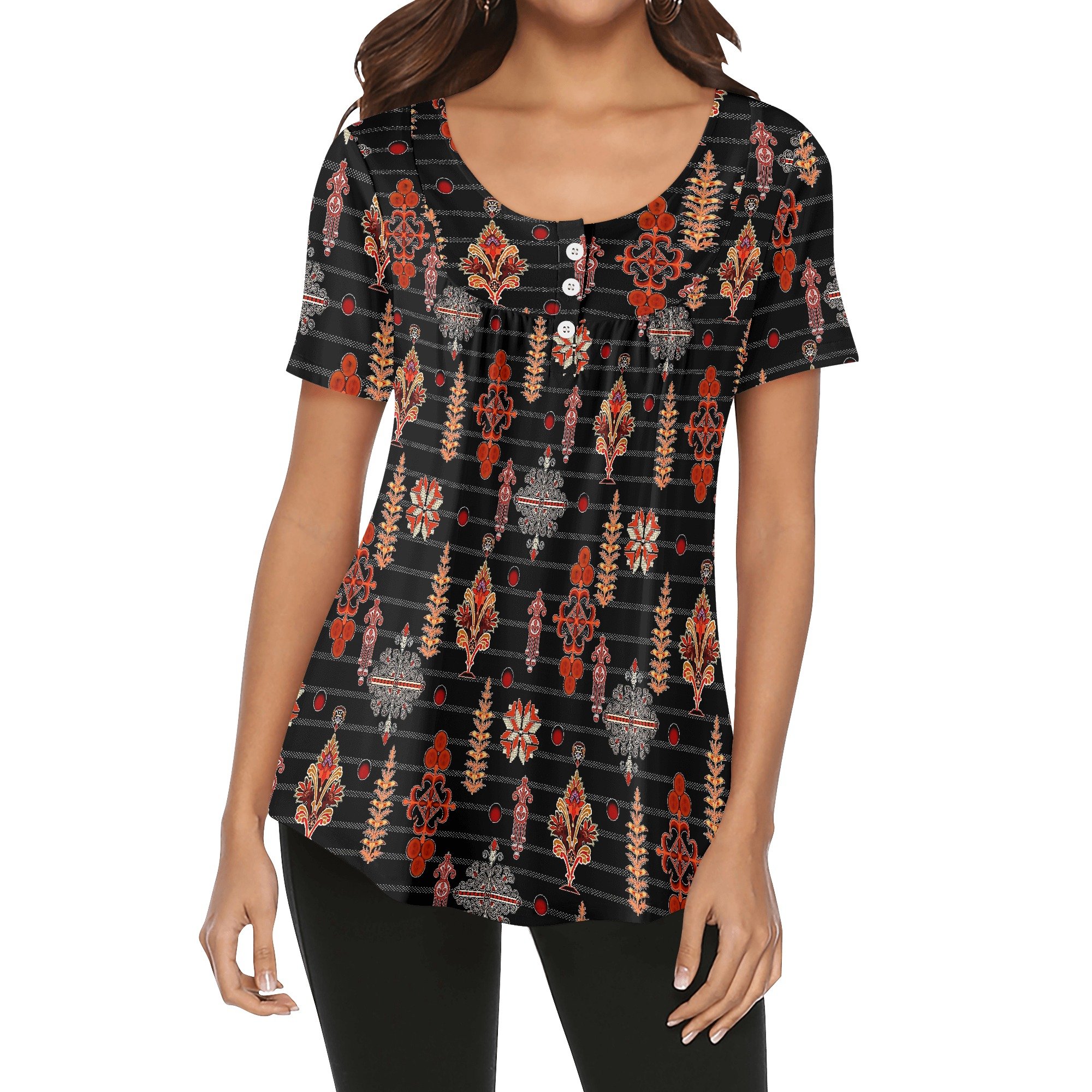 Blusa Étnica Elegancia Vintage