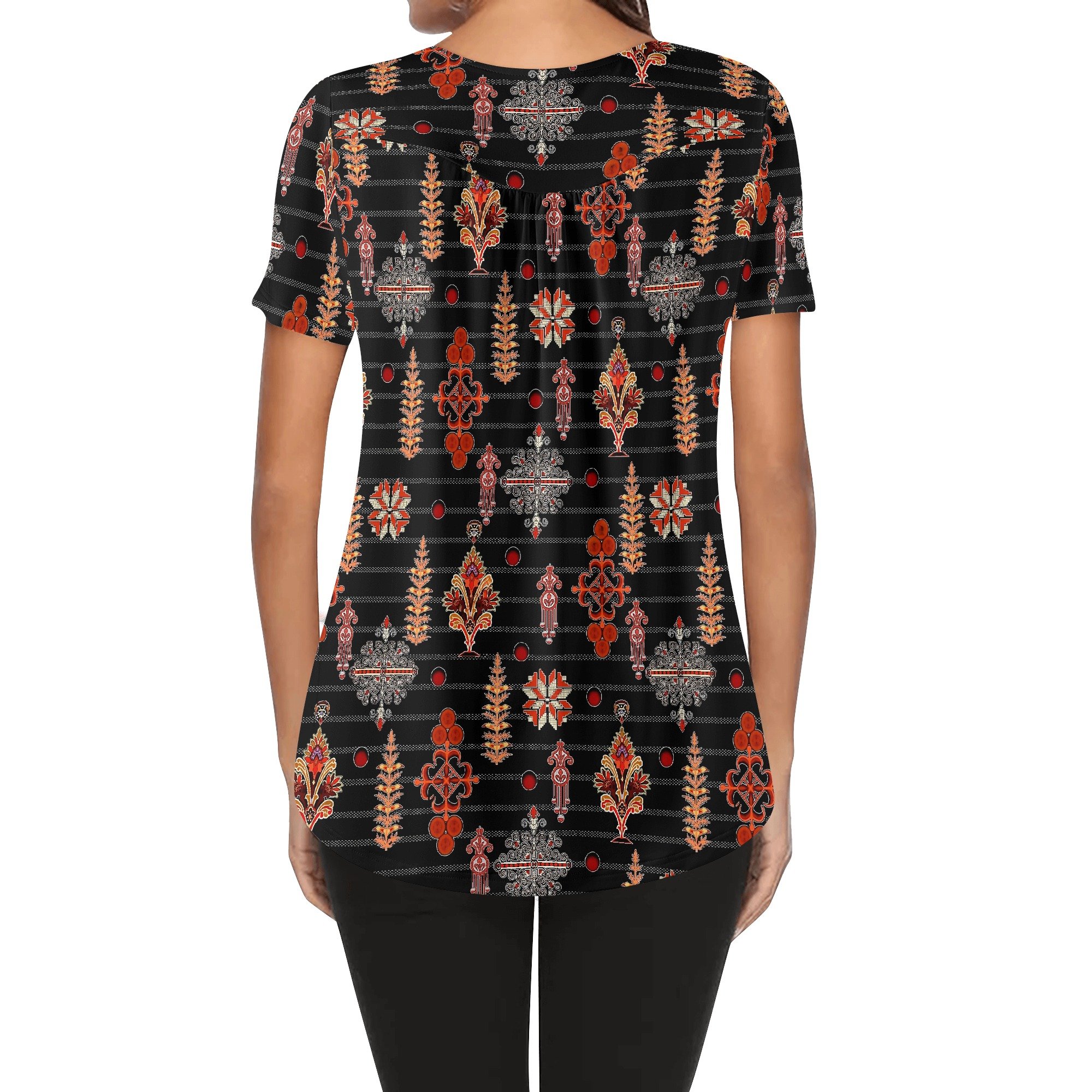 Blusa Étnica Elegancia Vintage