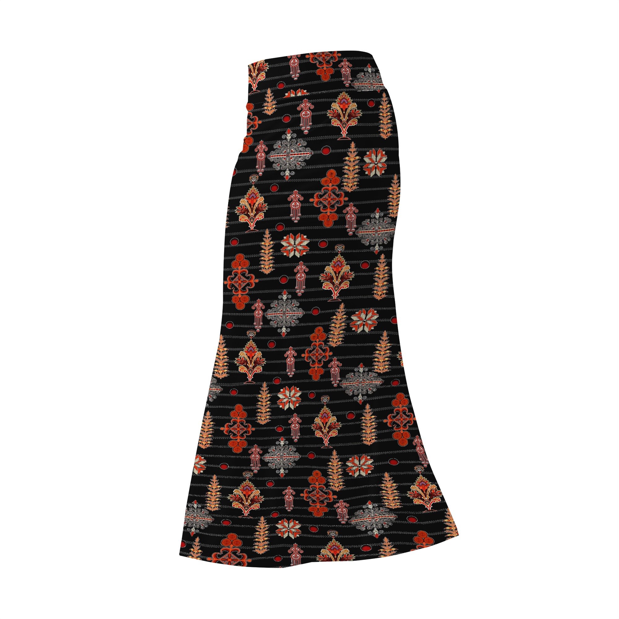 Falda Sirena Étnica Nocturna