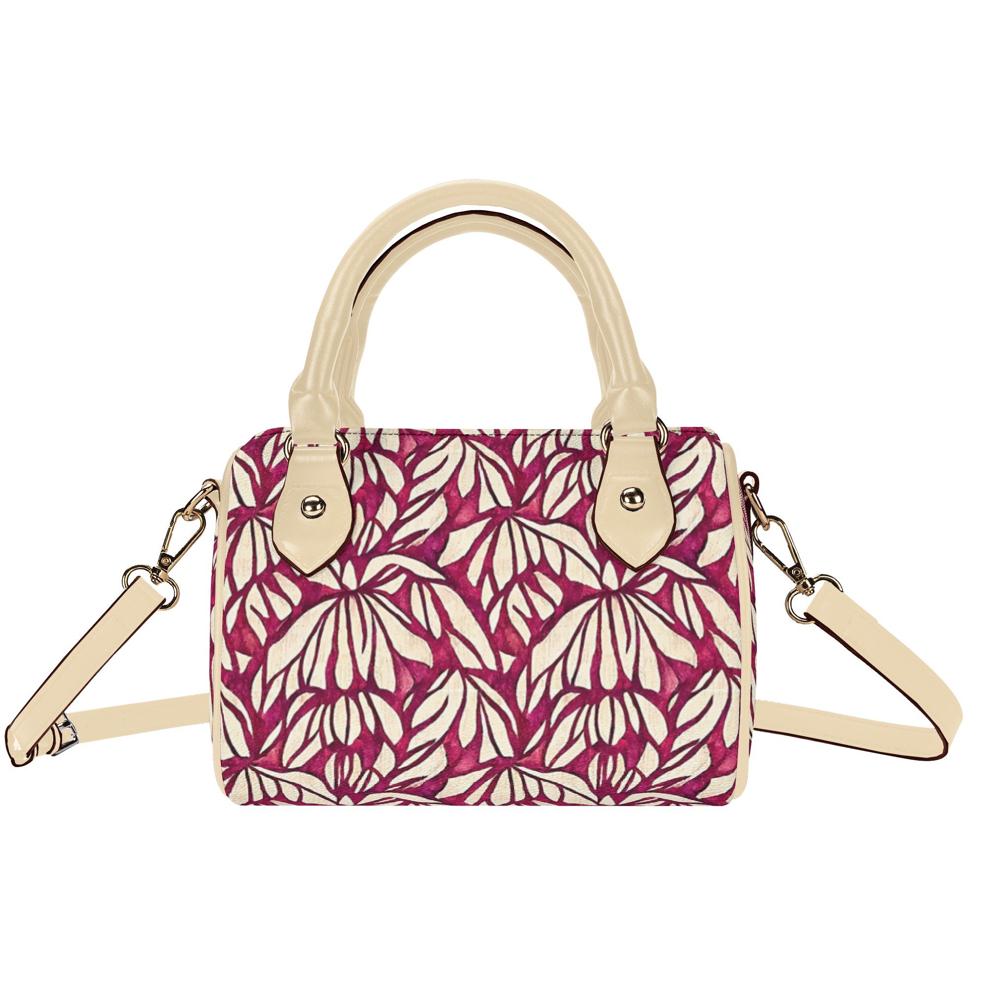 Mini Bolso de Piel Estampado Floral "Loto Chic"