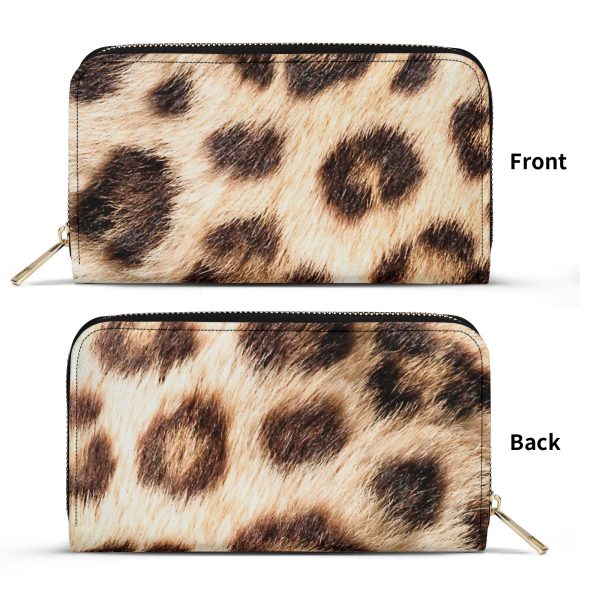 Billetera con Estampado Leopardo Chic en Cuero PU