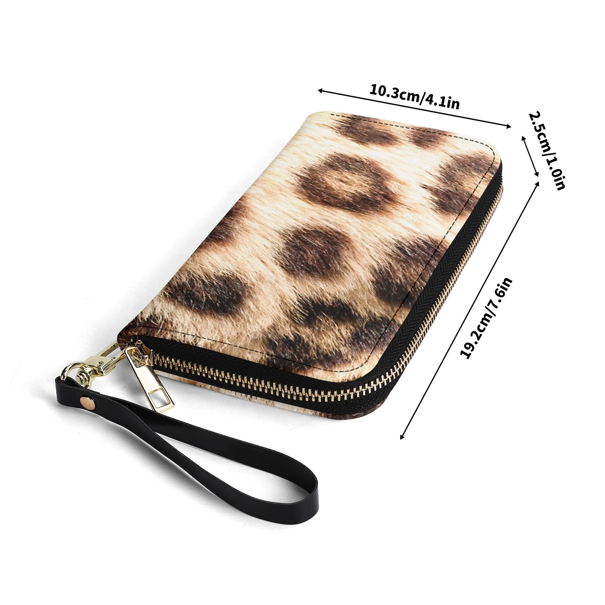 Billetera con Estampado Leopardo Chic en Cuero PU
