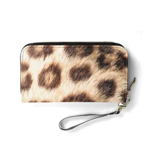 Billetera con Estampado Leopardo Chic en Cuero PU